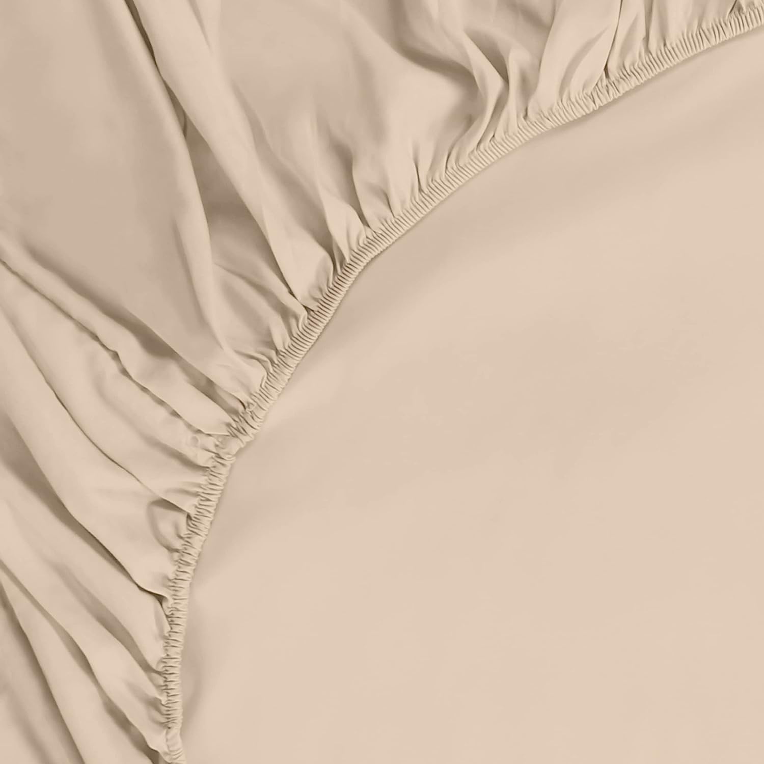 image:imageUtopia Bedding 6er Set Spannbettlaken 160 x 200 cm WeiBeige