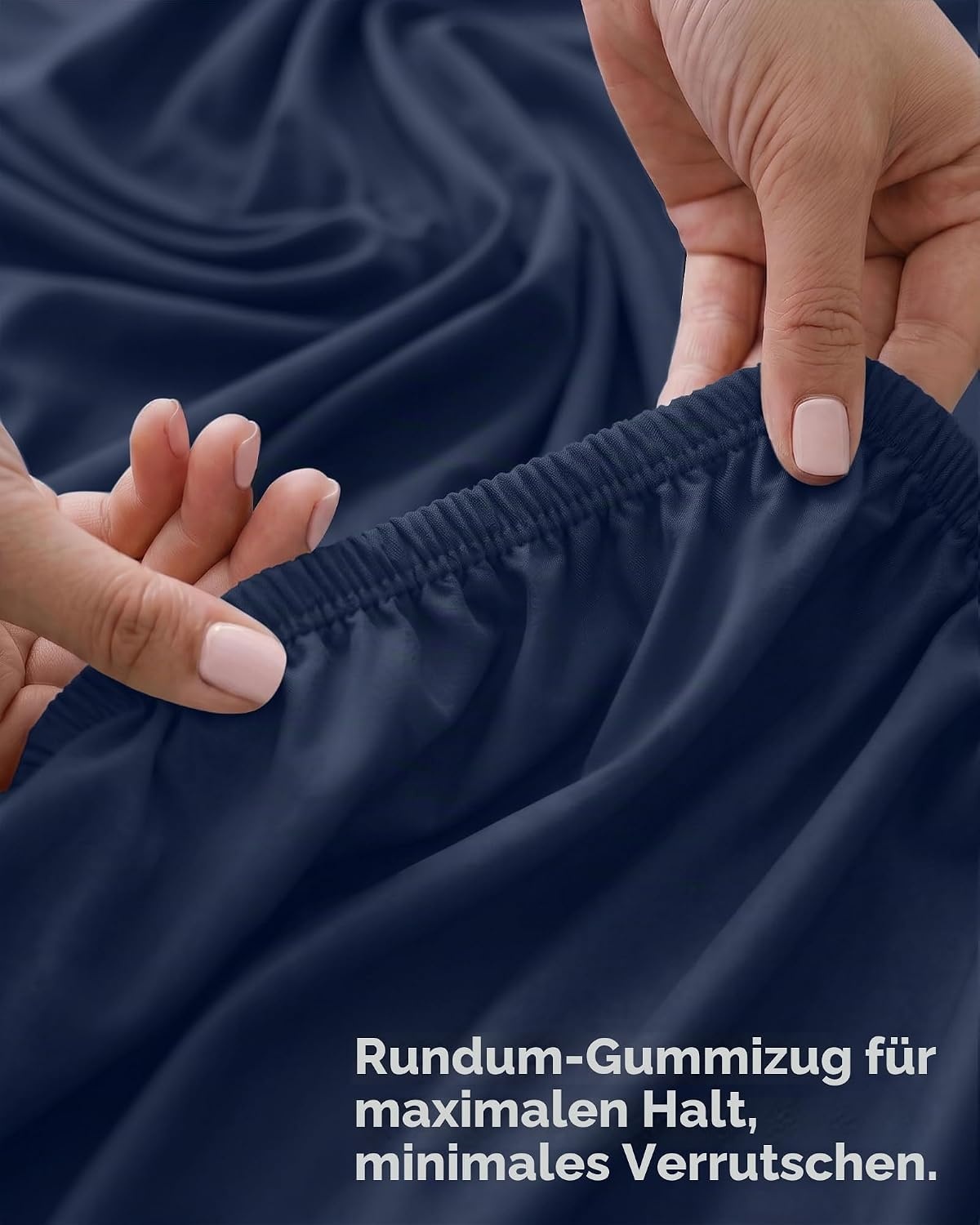 image:imageUtopia Bedding 6er Set Spannbettlaken 160 x 200 cm WeiBlau