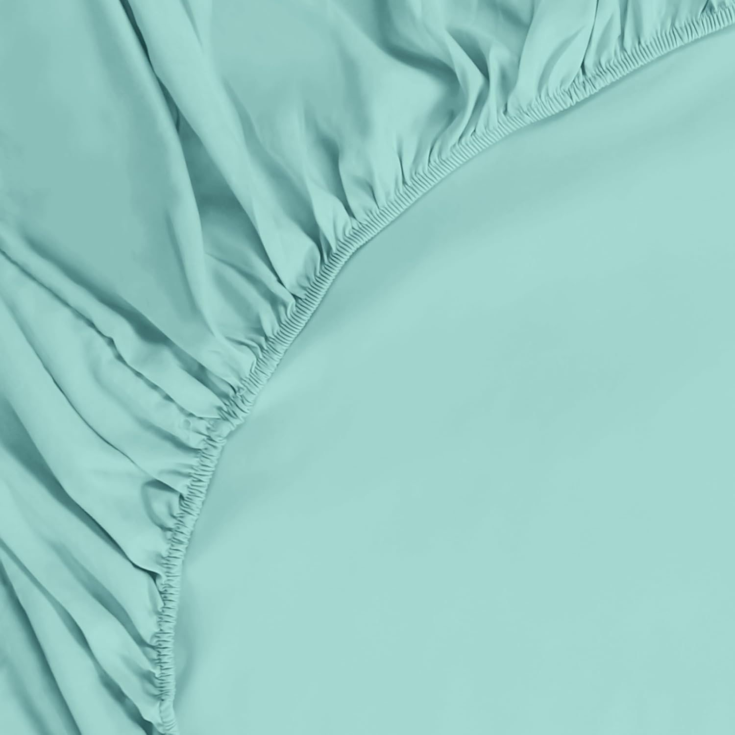 image:imageUtopia Bedding 6er Set Spannbettlaken 160 x 200 cm WeiBlau Spa Blue