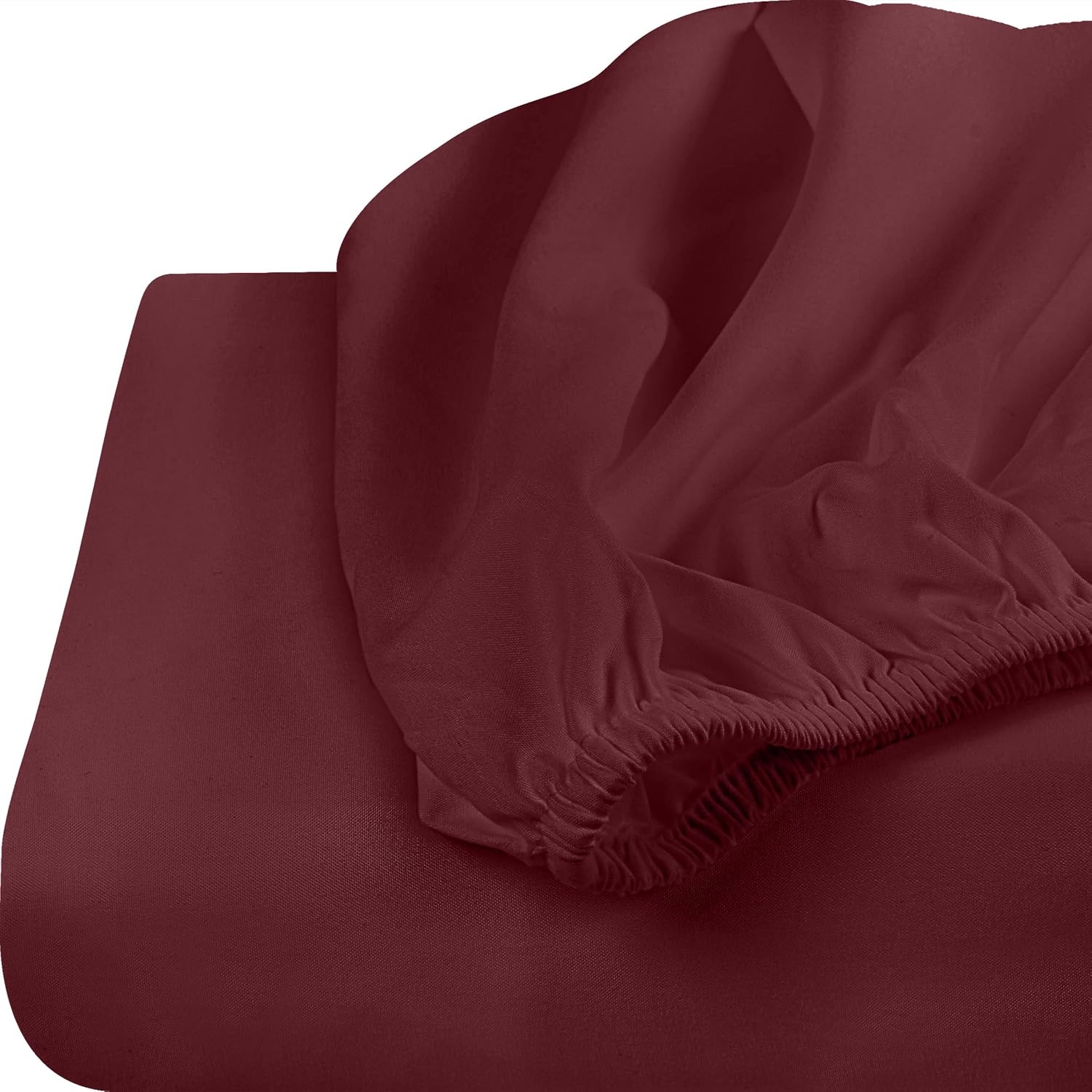 image:imageUtopia Bedding 6er Set Spannbettlaken 160 x 200 cm WeiBurgunder