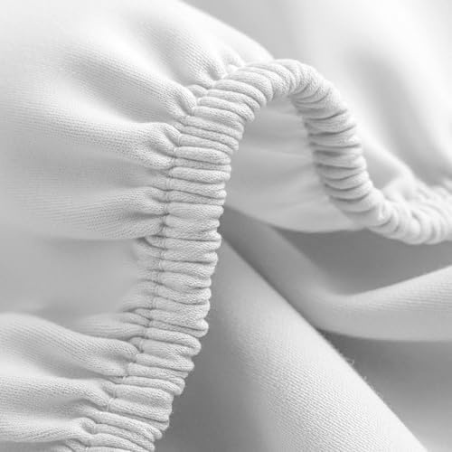 image:imageUtopia Bedding 6er Set Spannbettlaken 160 x 200 cm WeiHelles Wei