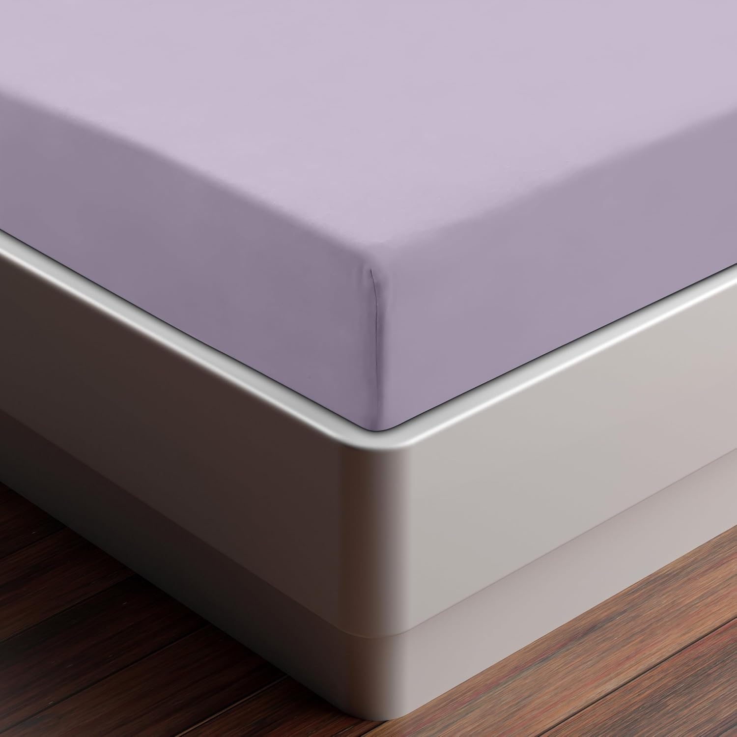 image:imageUtopia Bedding 6er Set Spannbettlaken 160 x 200 cm WeiLavendel