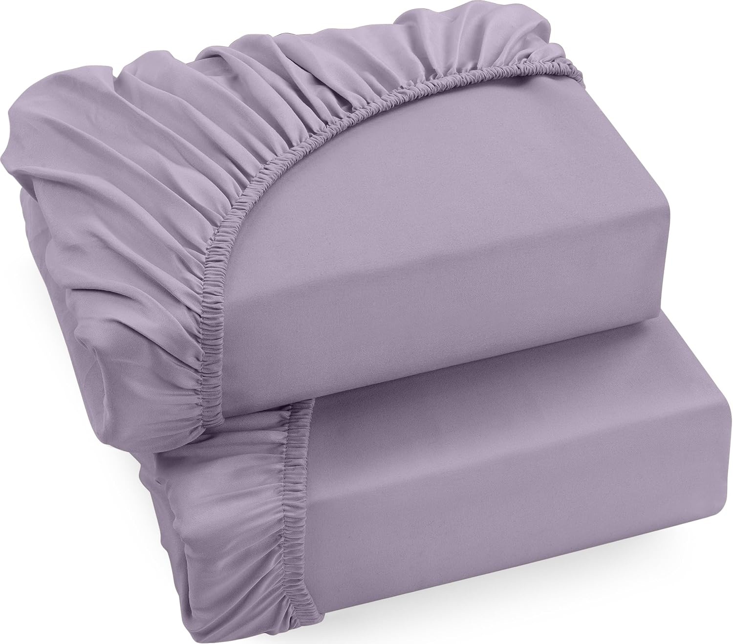 image:imageUtopia Bedding 6er Set Spannbettlaken 160 x 200 cm WeiLavendel
