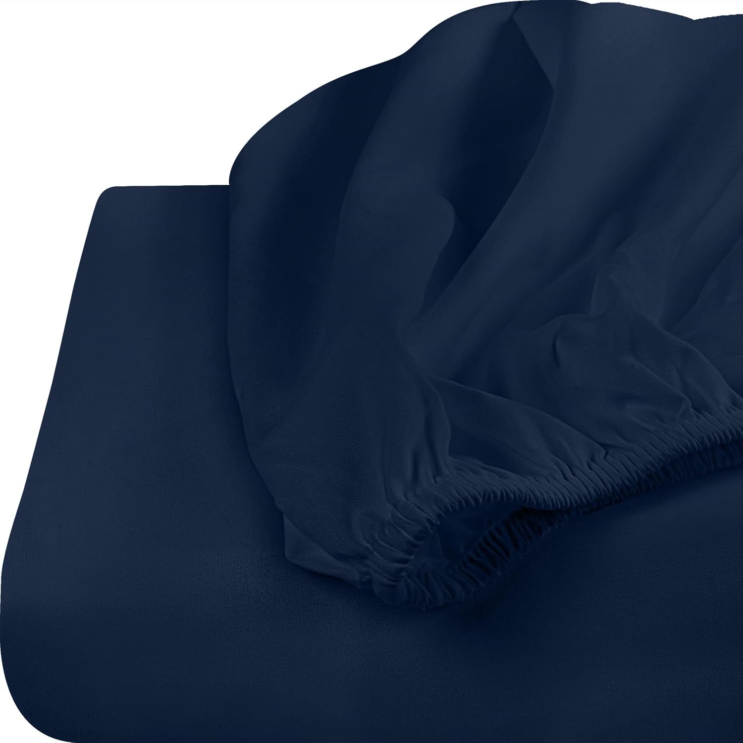 image:imageUtopia Bedding 6er Set Spannbettlaken 160 x 200 cm WeiMarineblau