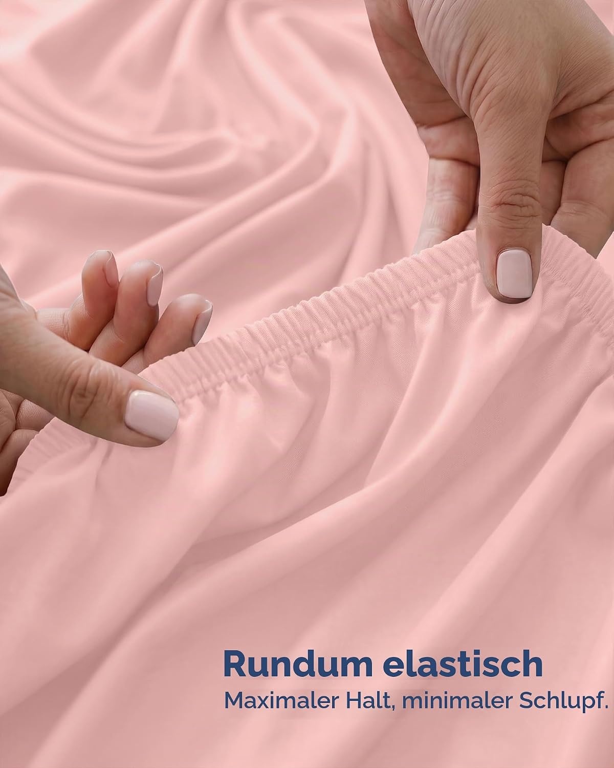 image:imageUtopia Bedding 6er Set Spannbettlaken 160 x 200 cm WeiRose