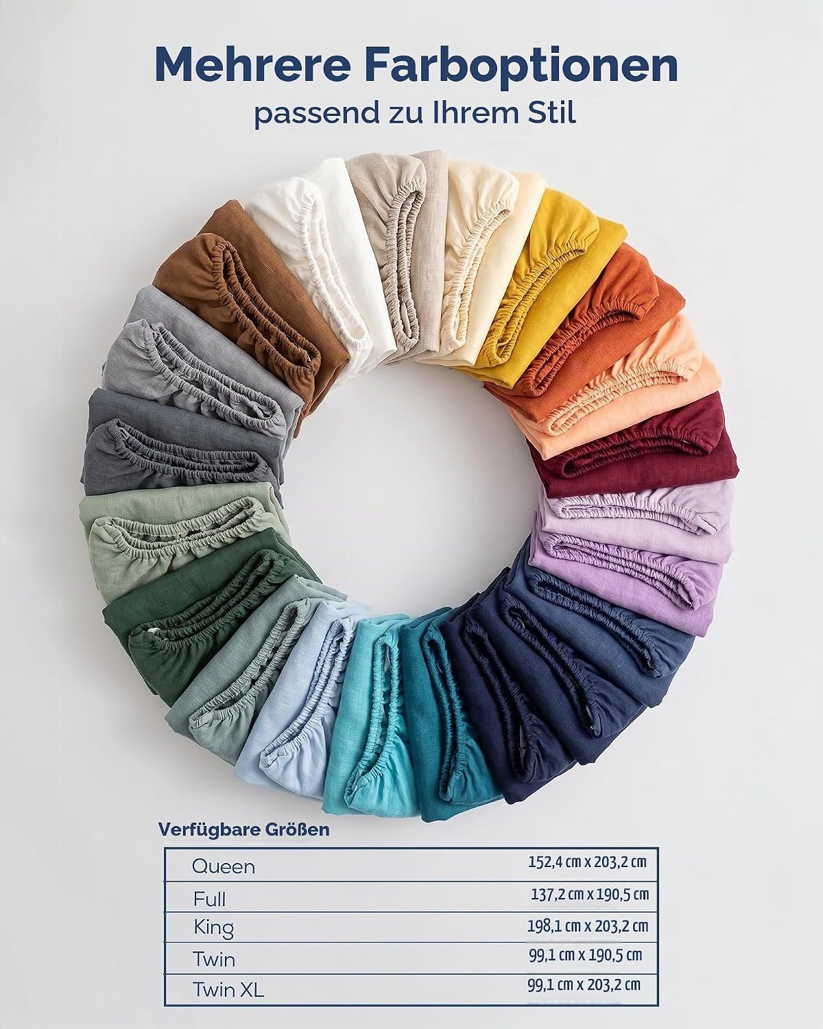 image:imageUtopia Bedding 6er Set Spannbettlaken 160 x 200 cm WeiRot Borgoa