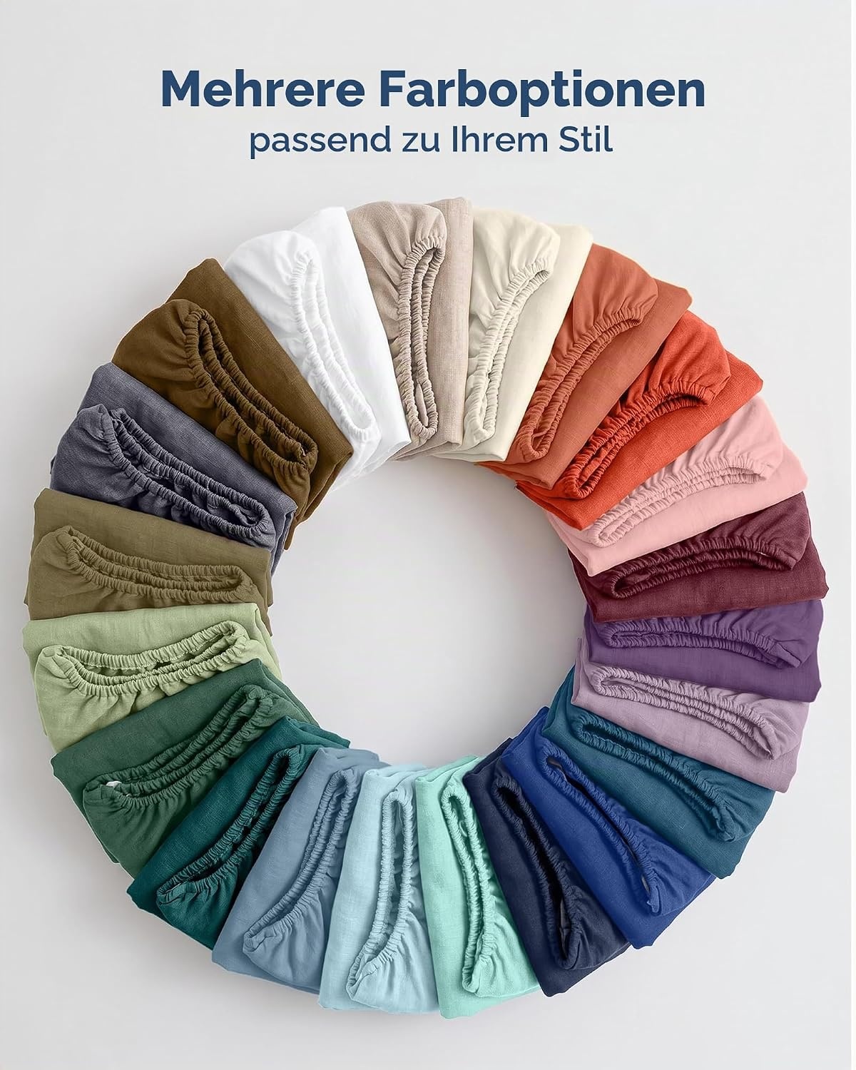 image:imageUtopia Bedding 6er Set Spannbettlaken 160 x 200 cm WeiWei
