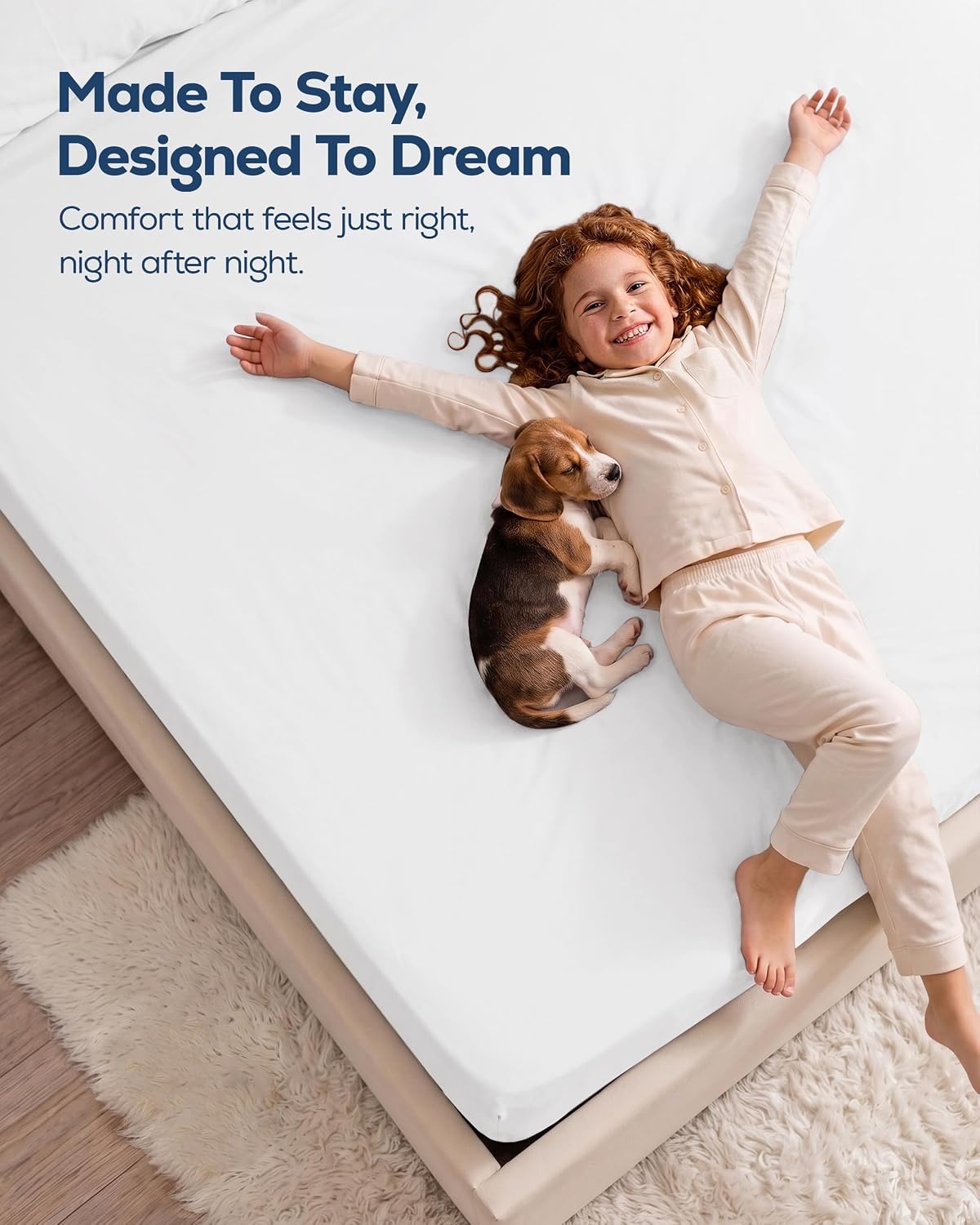image:imageUtopia Bedding 6er Set Spannbettlaken 160 x 200 cm WeiWei