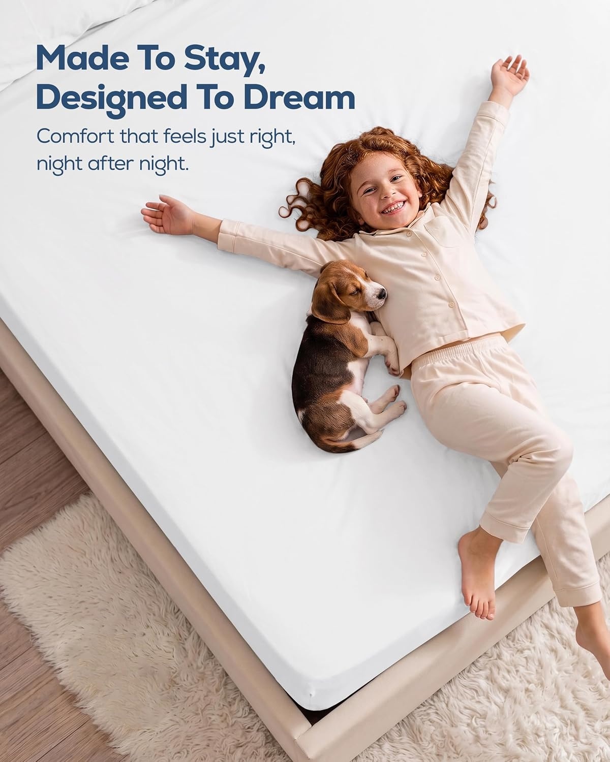 image:imageUtopia Bedding 6er Set Spannbettlaken 160 x 200 cm WeiWeissOpulenter Garten
