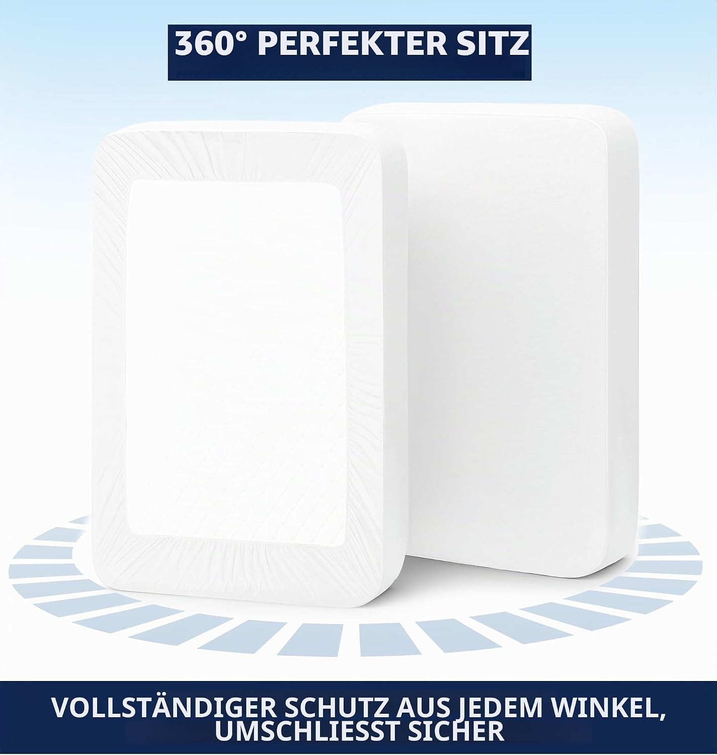 image:imageUtopia Bedding 6er Set Spannbettlaken 160 x 200 cm WeiWeissOpulenter Garten