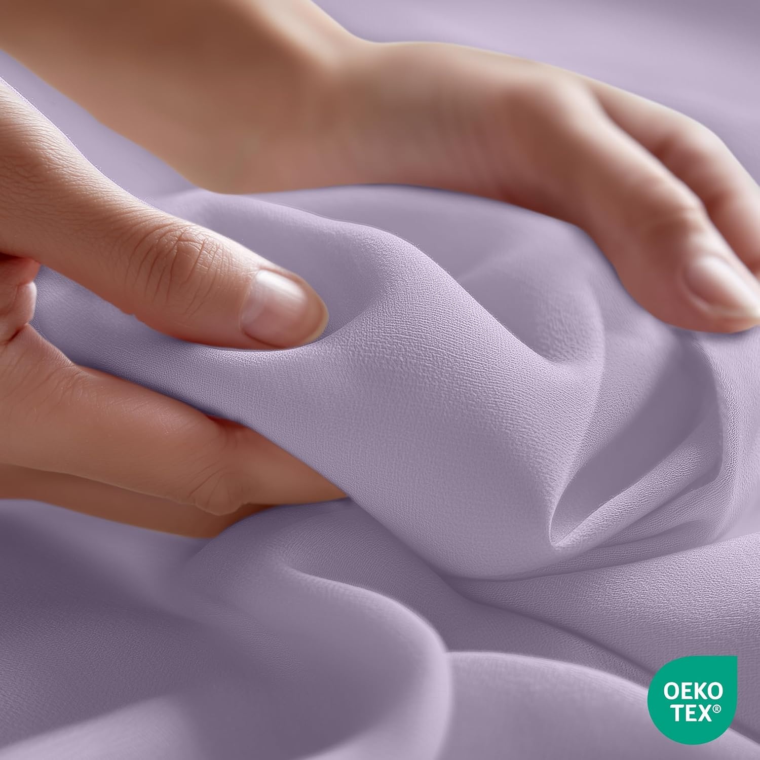image:imageUtopia Bedding Bettlaken ohne Gummizug 225x255cm GrauLavendel