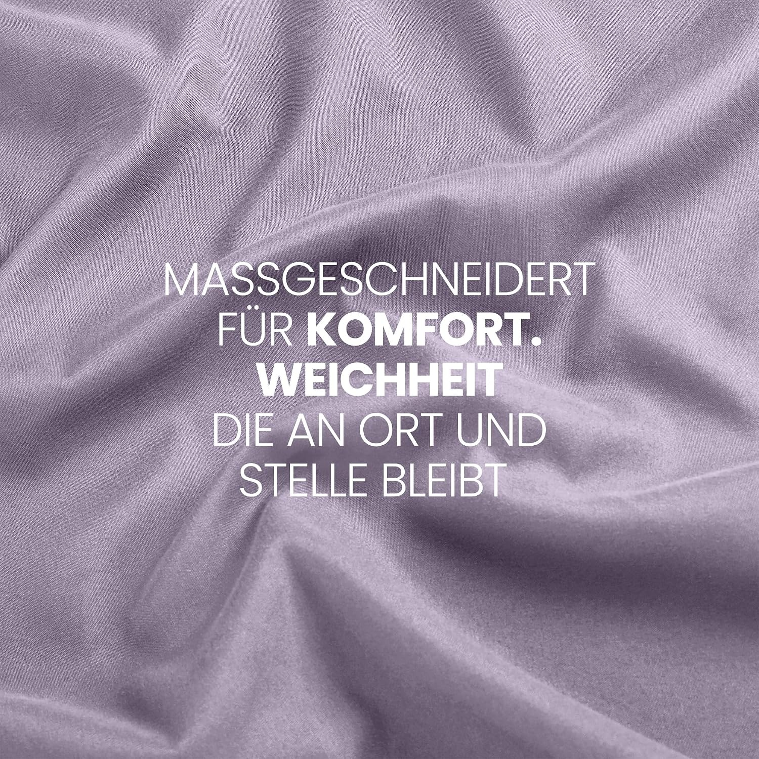 image:imageUtopia Bedding Spannbettlaken 135x190cm Lavendel
