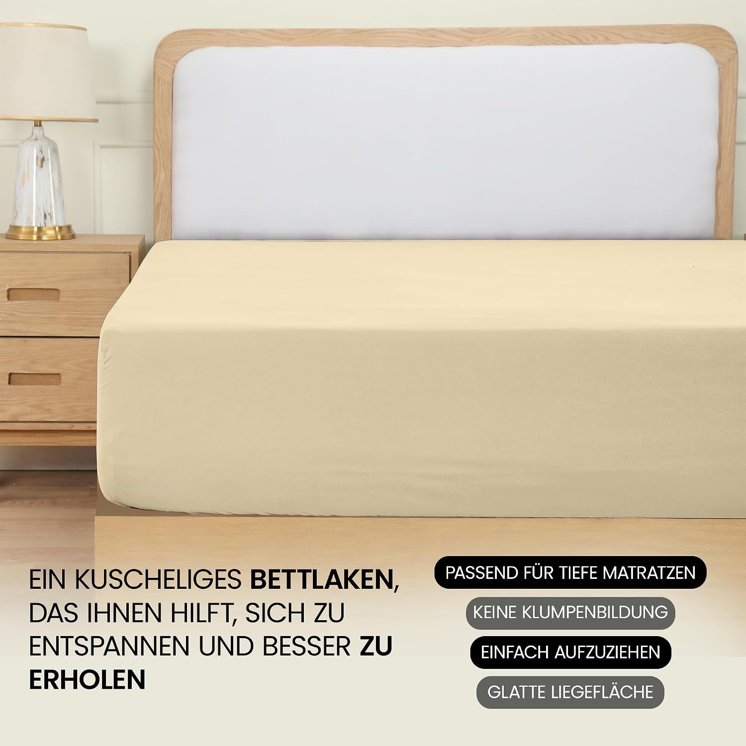 image:imageUtopia Bedding Spannbettlaken 140x200cm BurgunderrotBeige