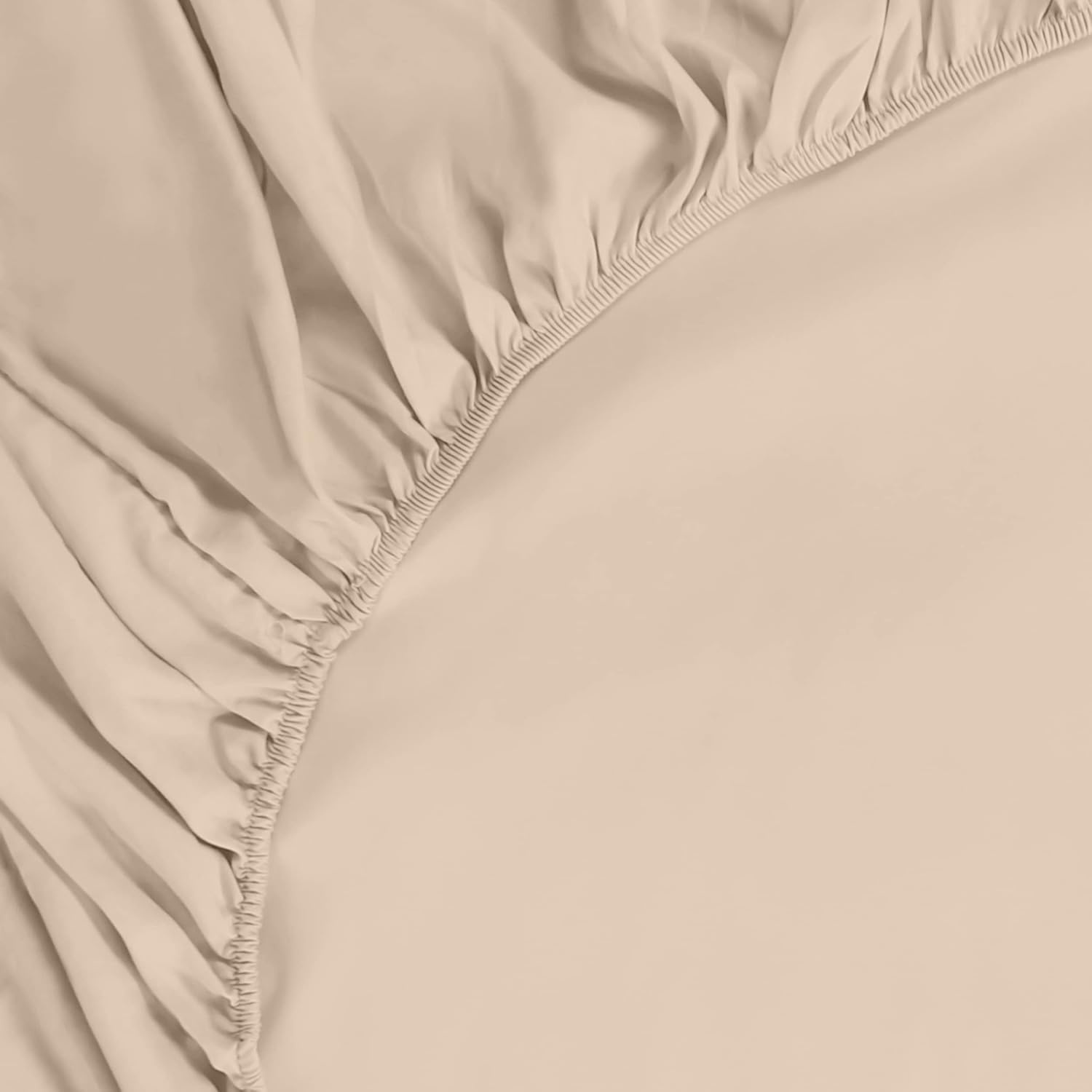image:imageUtopia Bedding Spannbettlaken 140x200cm BurgunderrotBeige