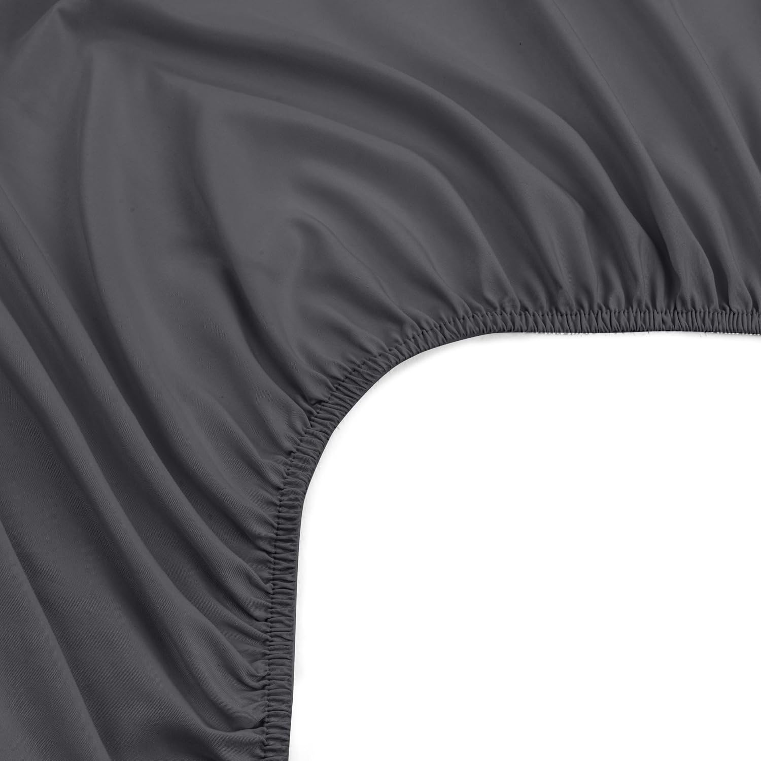 image:imageUtopia Bedding Spannbettlaken 140x200cm BurgunderrotGrau