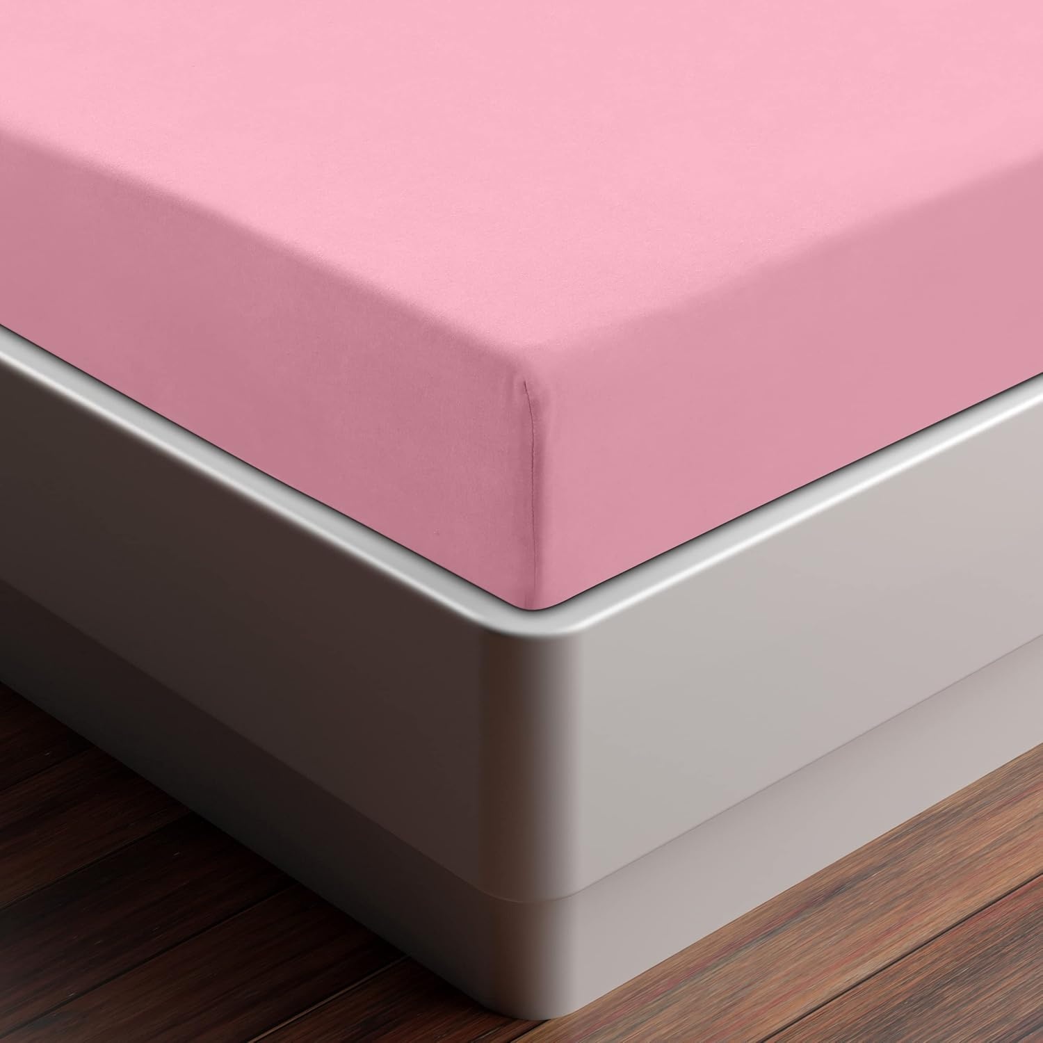 image:imageUtopia Bedding Spannbettlaken 140x200cm BurgunderrotRosa