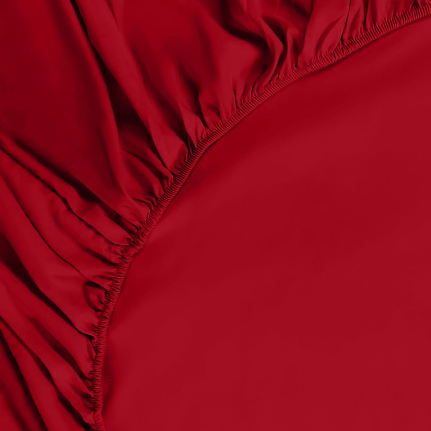image:imageUtopia Bedding Spannbettlaken 140x200cm BurgunderrotRot