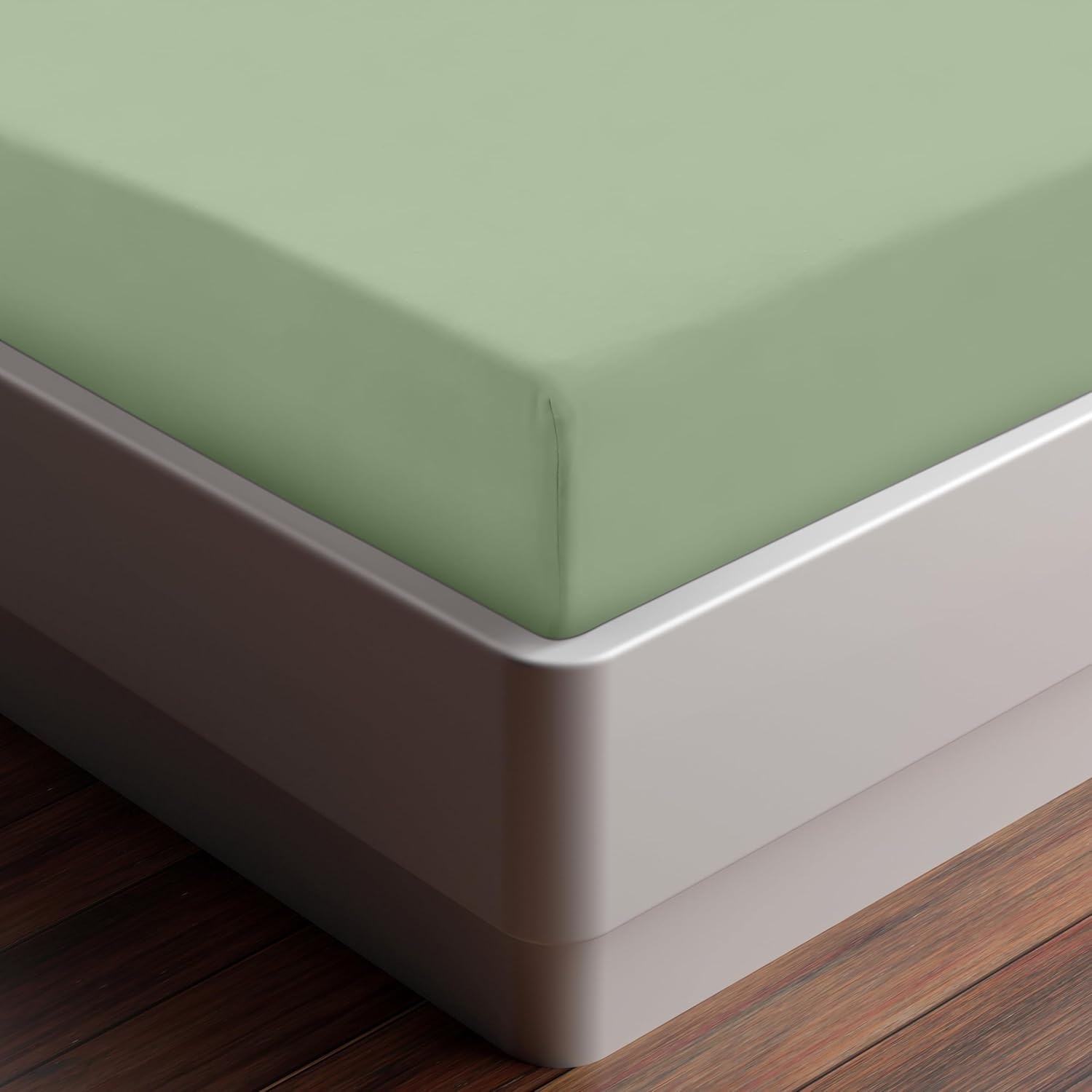 image:imageUtopia Bedding Spannbettlaken 140x200cm BurgunderrotSalbei Grn