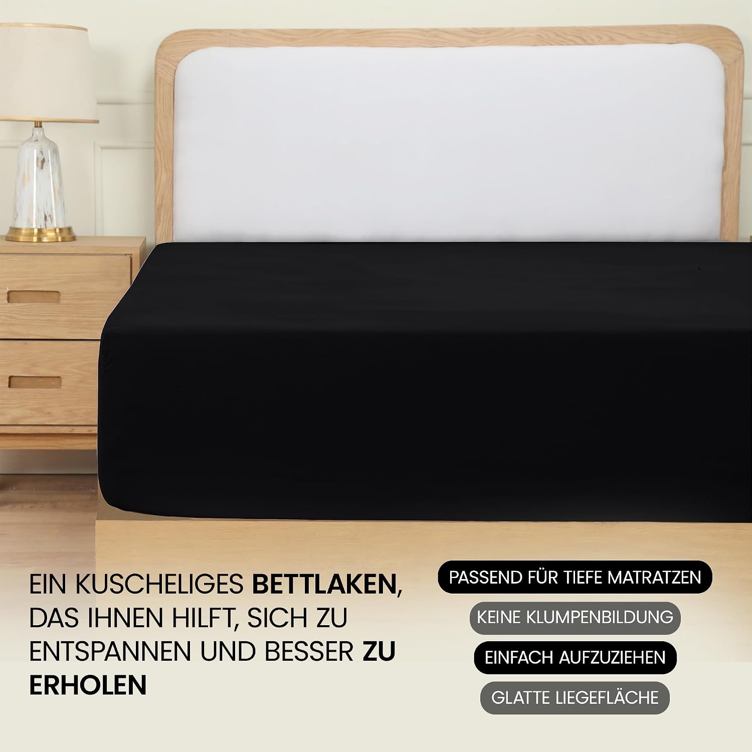 image:imageUtopia Bedding Spannbettlaken 140x200cm BurgunderrotSchwarz
