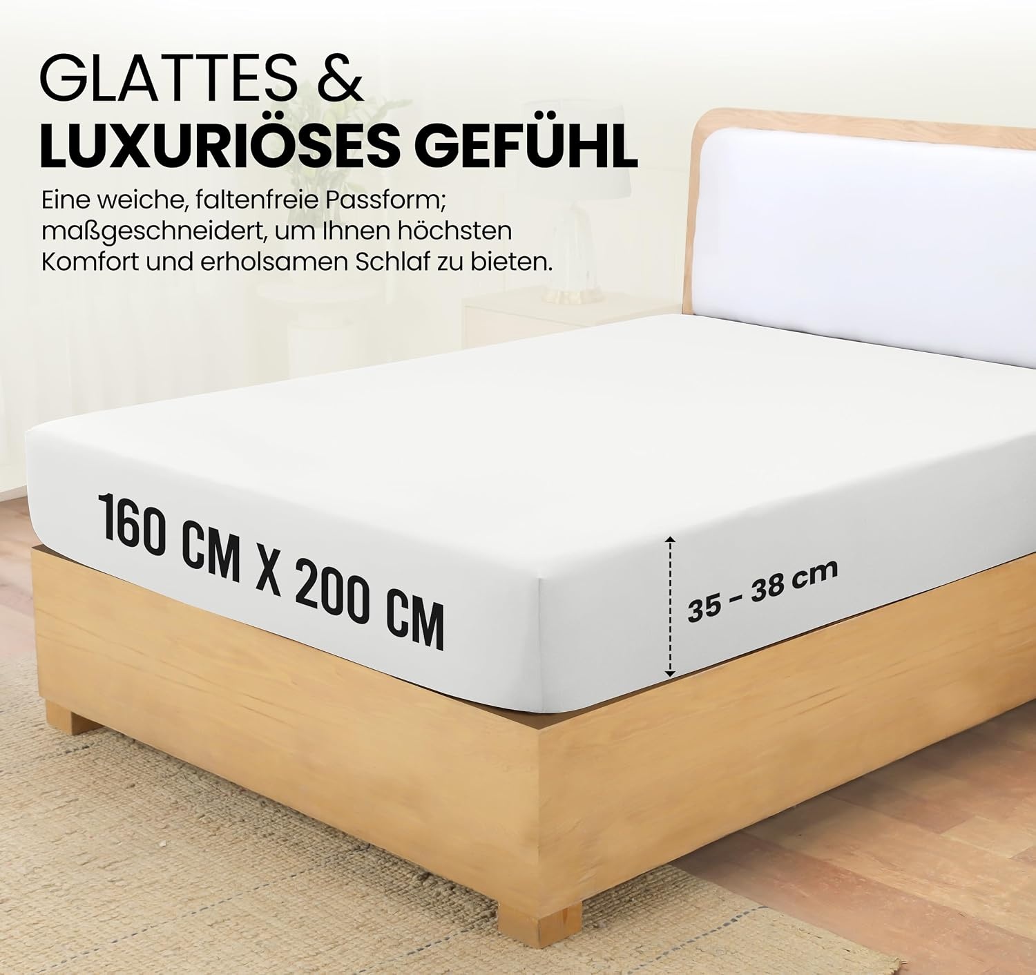 image:imageUtopia Bedding Spannbettlaken 140x200cm BurgunderrotWei