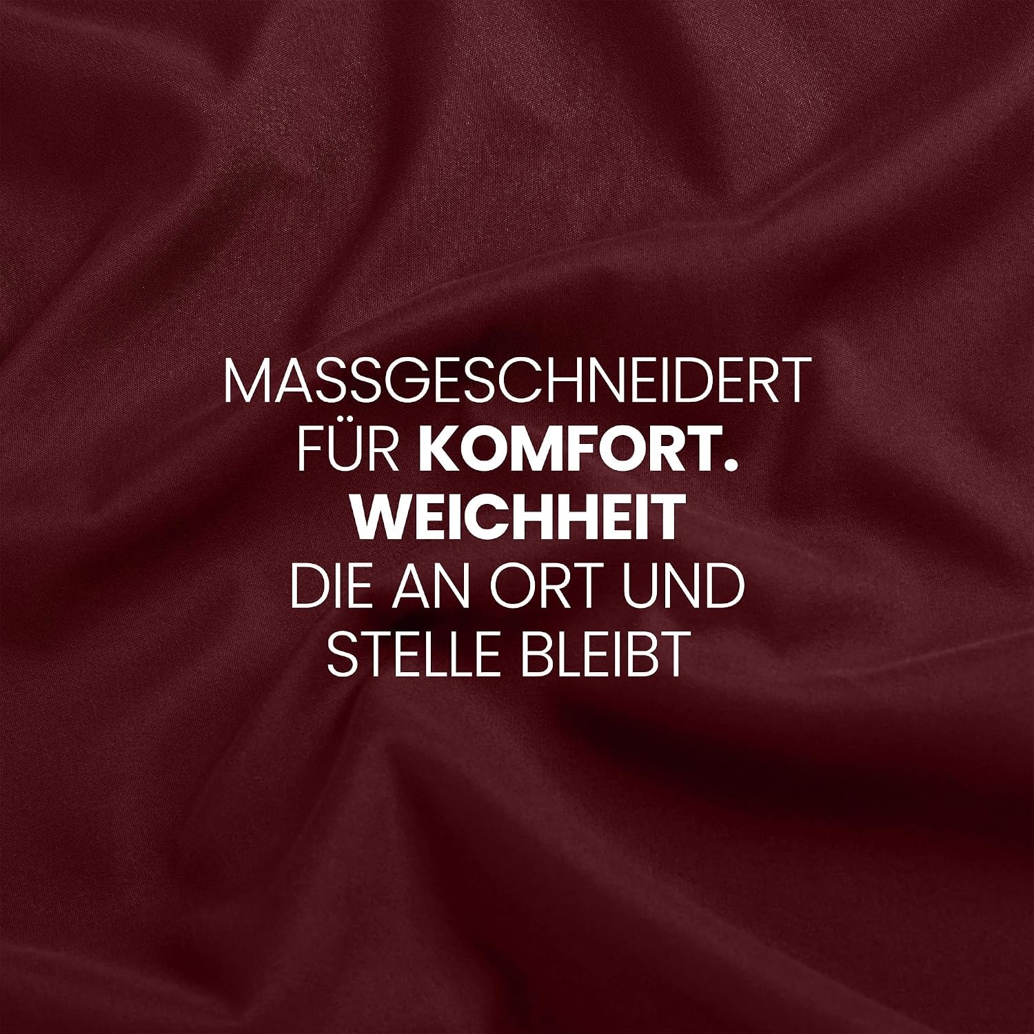 image:imageUtopia Bedding Spannbettlaken 150x200cm Burgunderrot