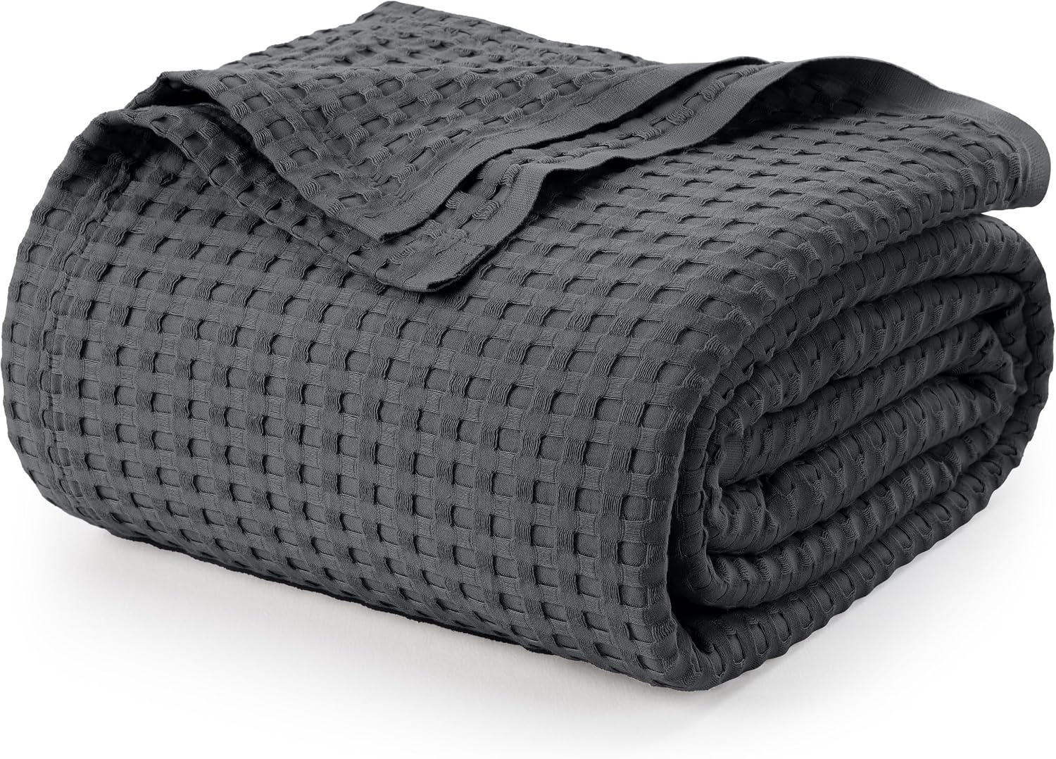 image:imageUtopia Bedding 100 Baumwolle Waffeldecke Kuschedecke 300 GSM Anthrazitgrau 274 x 228 cm weiche leichte atmungsaktive tagesdecke Sofa amp Couch berwurf fr alle JahreszeitenAnthrazitgrau