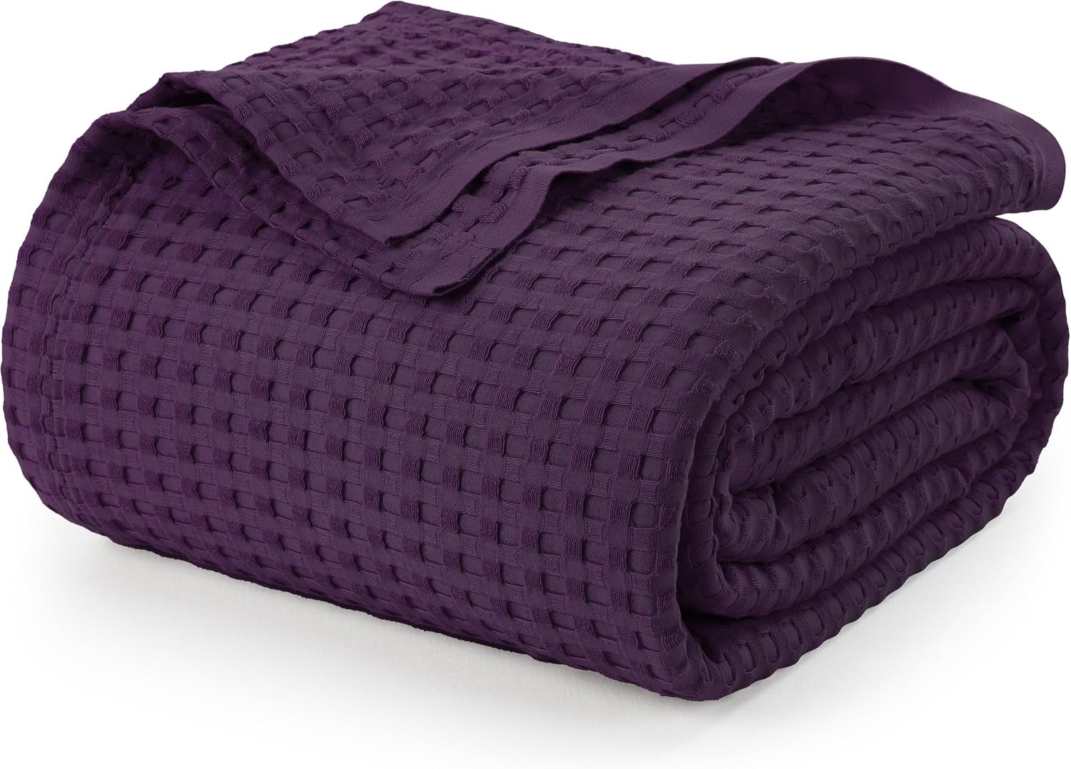 image:imageUtopia Bedding 100 Baumwolle Waffeldecke Kuschedecke 300 GSM Anthrazitgrau 274 x 228 cm weiche leichte atmungsaktive tagesdecke Sofa amp Couch berwurf fr alle JahreszeitenPflaume