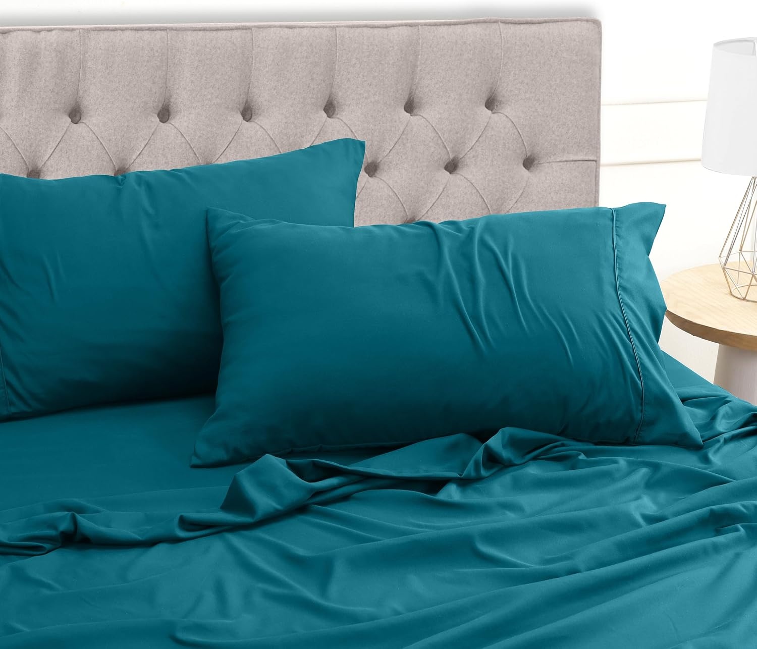 image:imageUtopia Bedding 4 Teilige Bettlaken Set 135x190cm Niederlndisches BlauDenim Blau