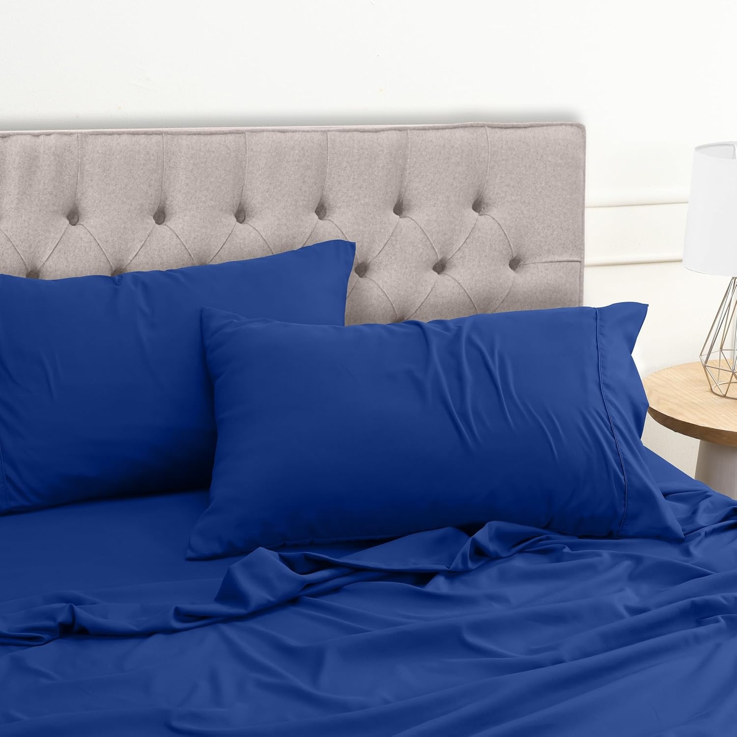 image:imageUtopia Bedding 4 Teilige Bettlaken Set 135x190cm Niederlndisches BlauKnigsblau