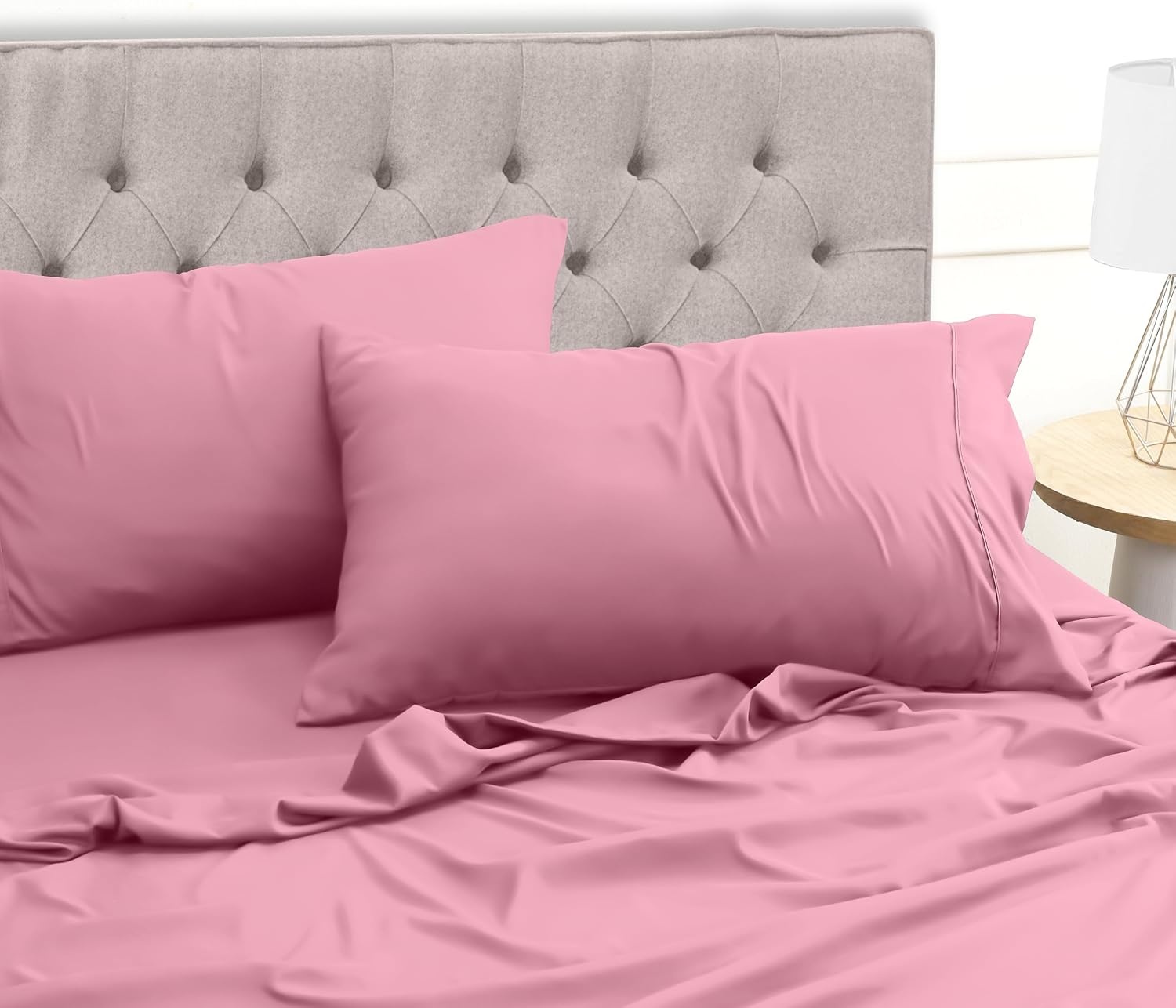 image:imageUtopia Bedding 4 Teilige Bettlaken Set 135x190cm Niederlndisches BlauRosa
