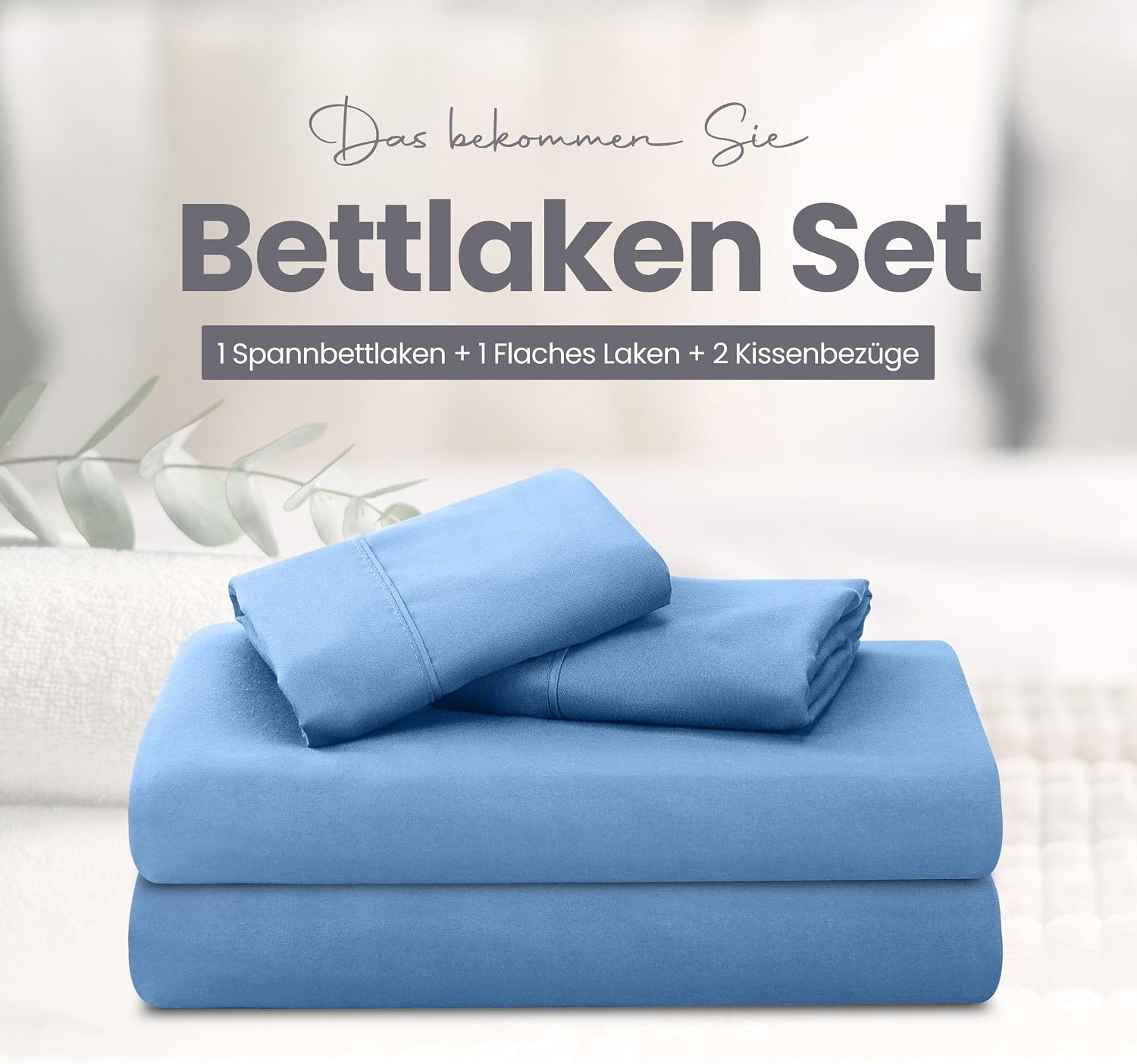 image:imageUtopia Bedding 4 Teilige Bettlaken Set 180x200cm BurgunderrotNiederlndisches Blau
