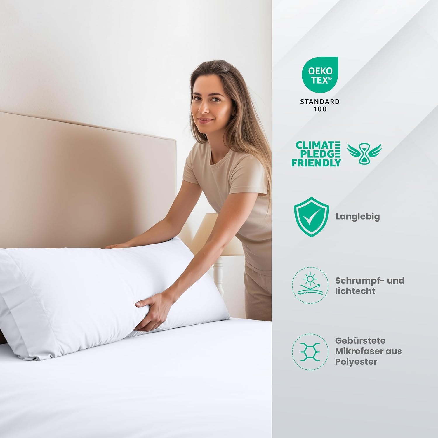 image:imageUtopia Bedding 4 Teilige Bettlaken Set 180x200cm BurgunderrotWei