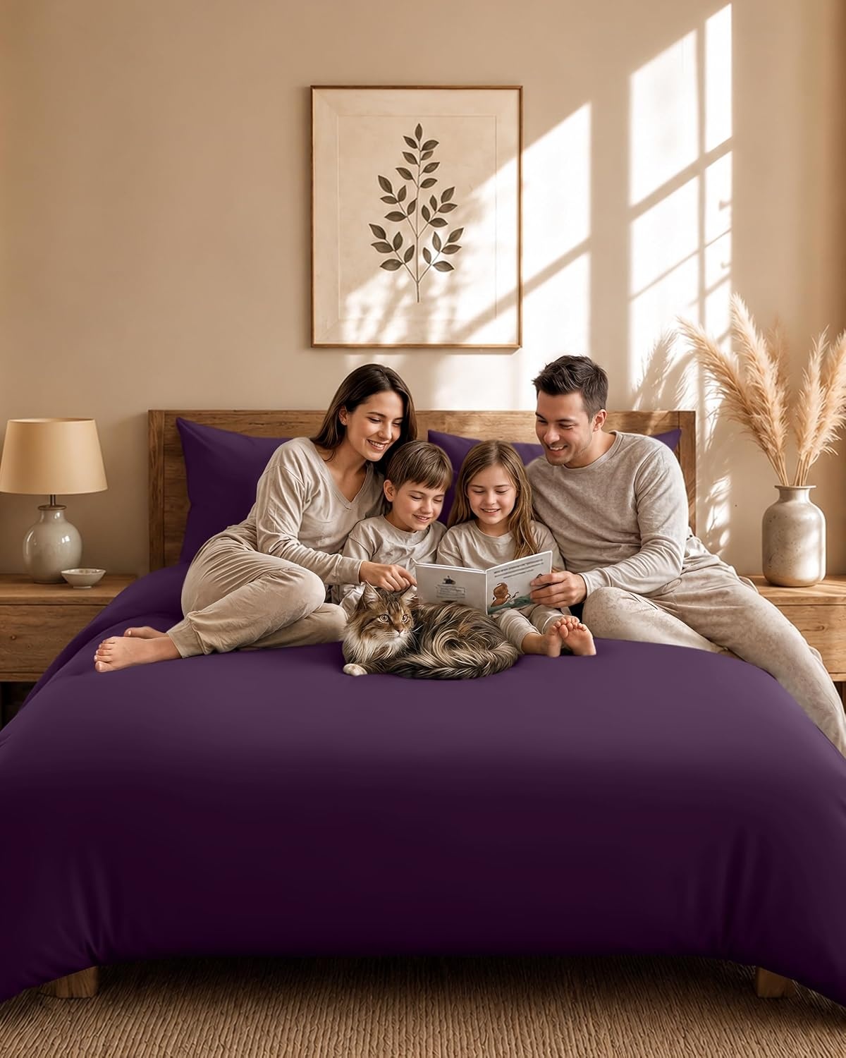 image:imageUtopia Bedding 4teilig Bettwschesets BeigeLila