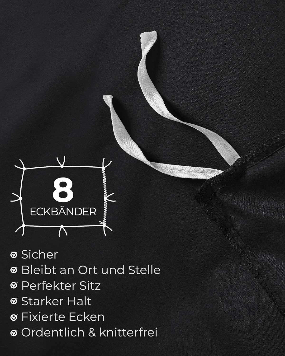image:imageUtopia Bedding 4teilig Bettwschesets BeigeSchwarz
