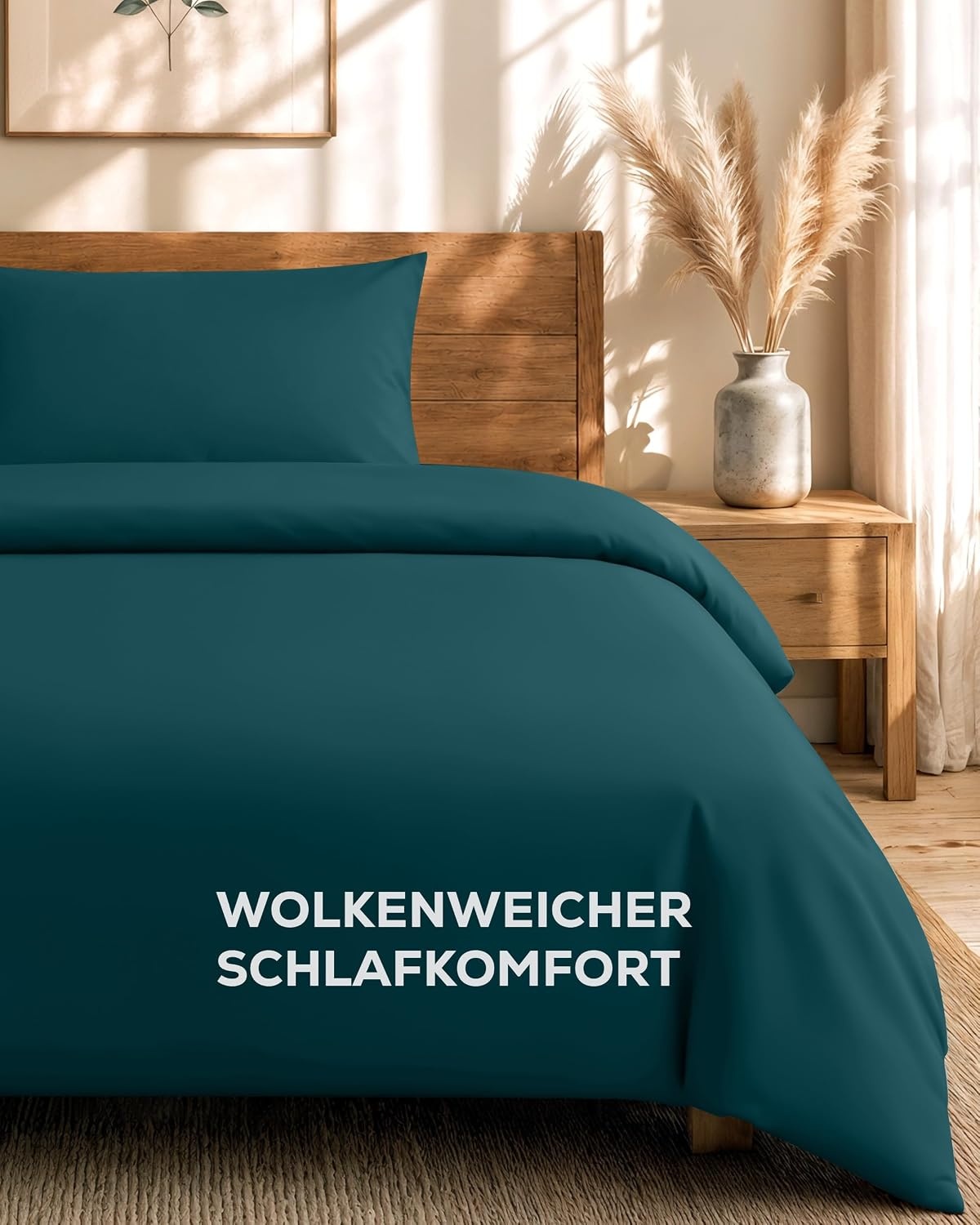image:imageUtopia Bedding 4teilig Bettwschesets BeigeTrkis