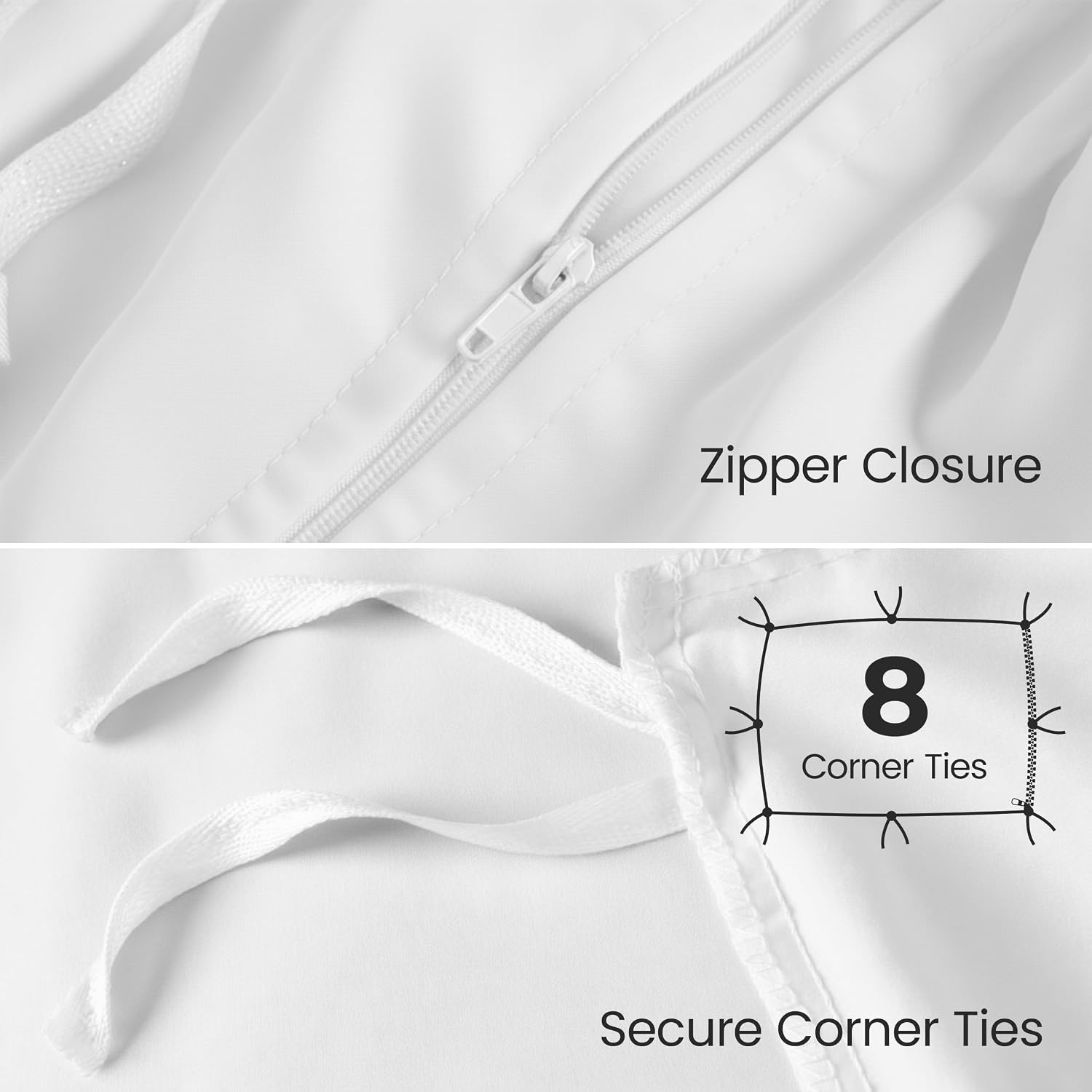 image:imageUtopia Bedding 4teilig Bettwschesets BeigeWei