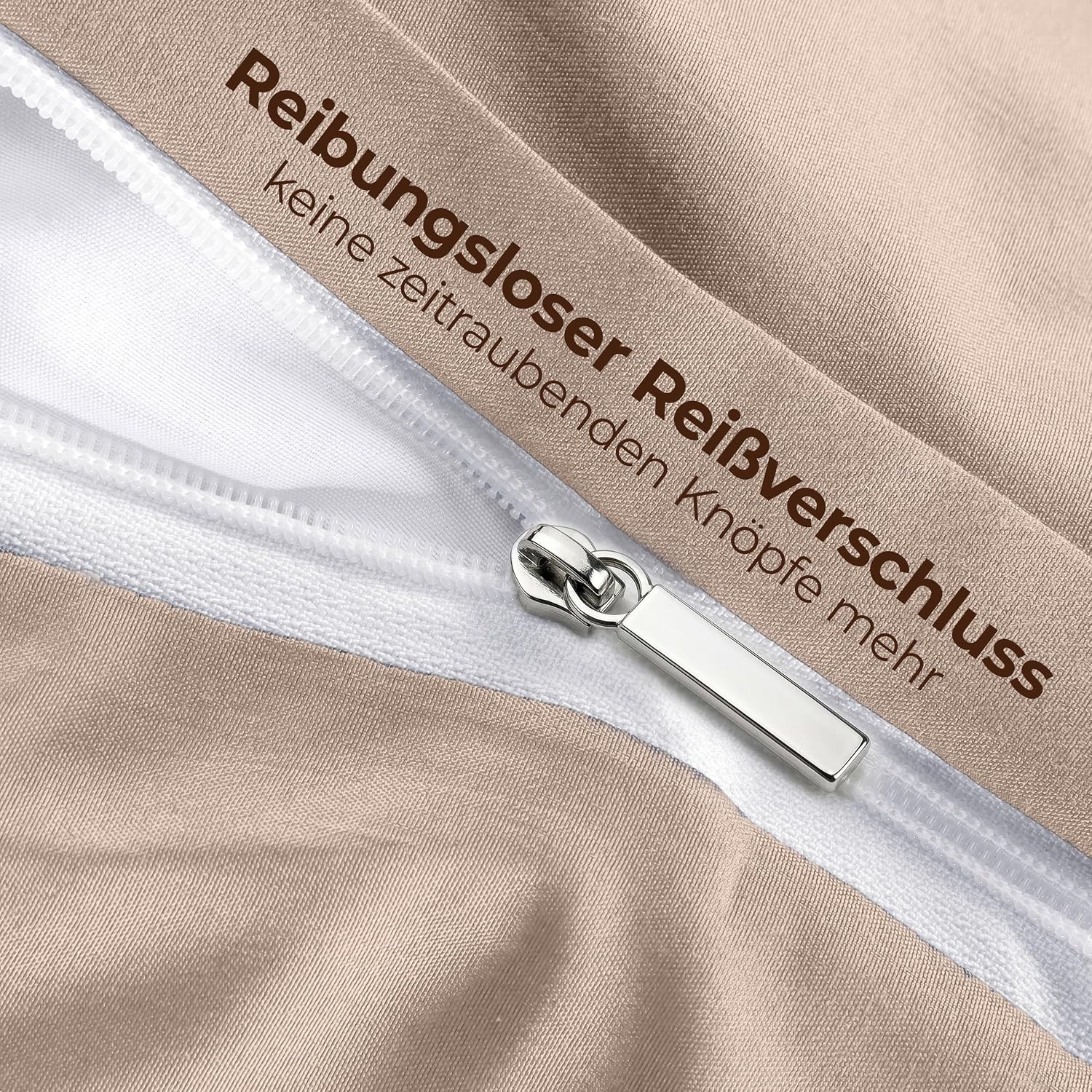 image:imageUtopia Bedding Bettwsche 135x200 cm 1 Kissenbezug 80x80 cm BlaugrnBeige