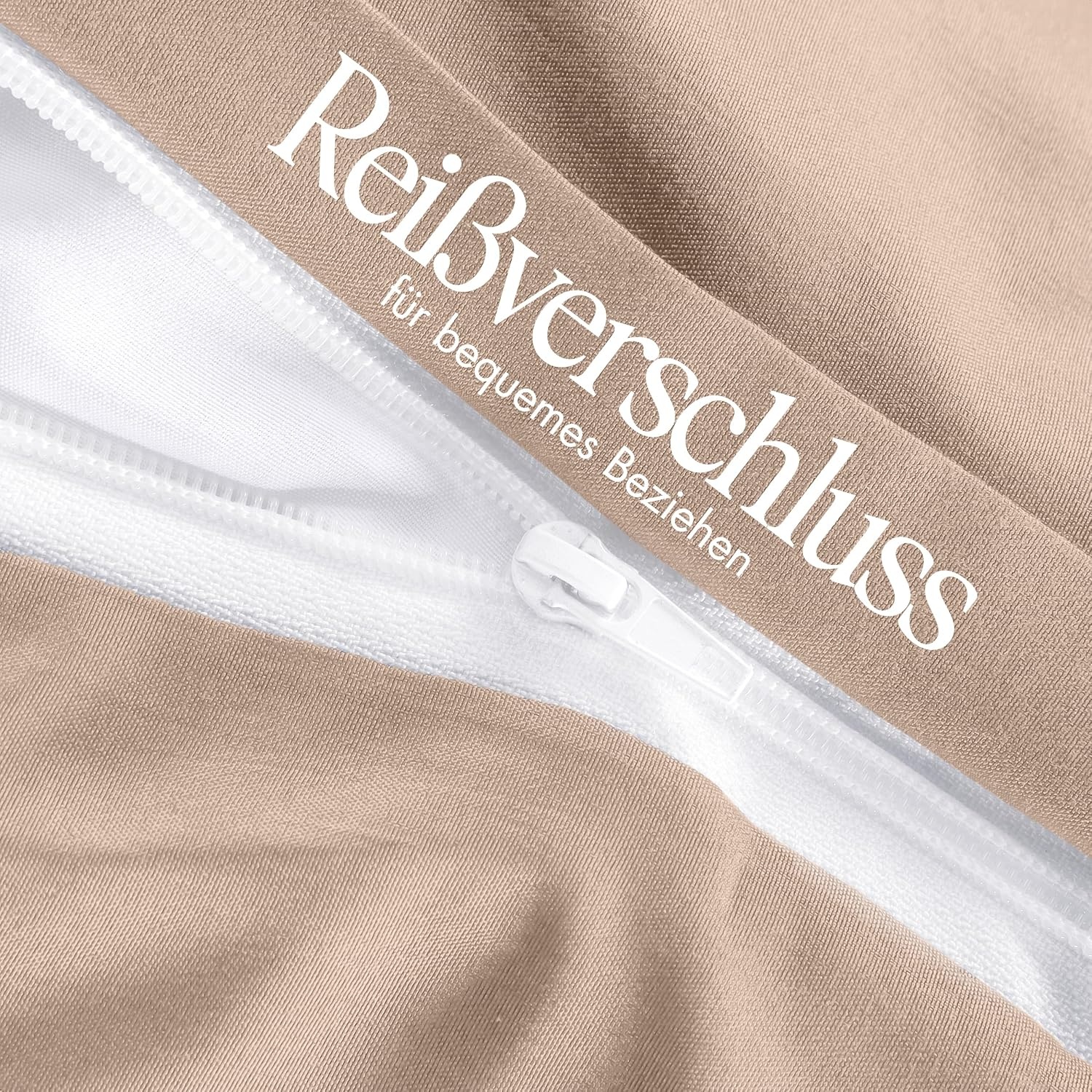 image:imageUtopia Bedding Bettwsche 135x200 cm 1 Kissenbezug 80x80 cm BlaugrnBeige