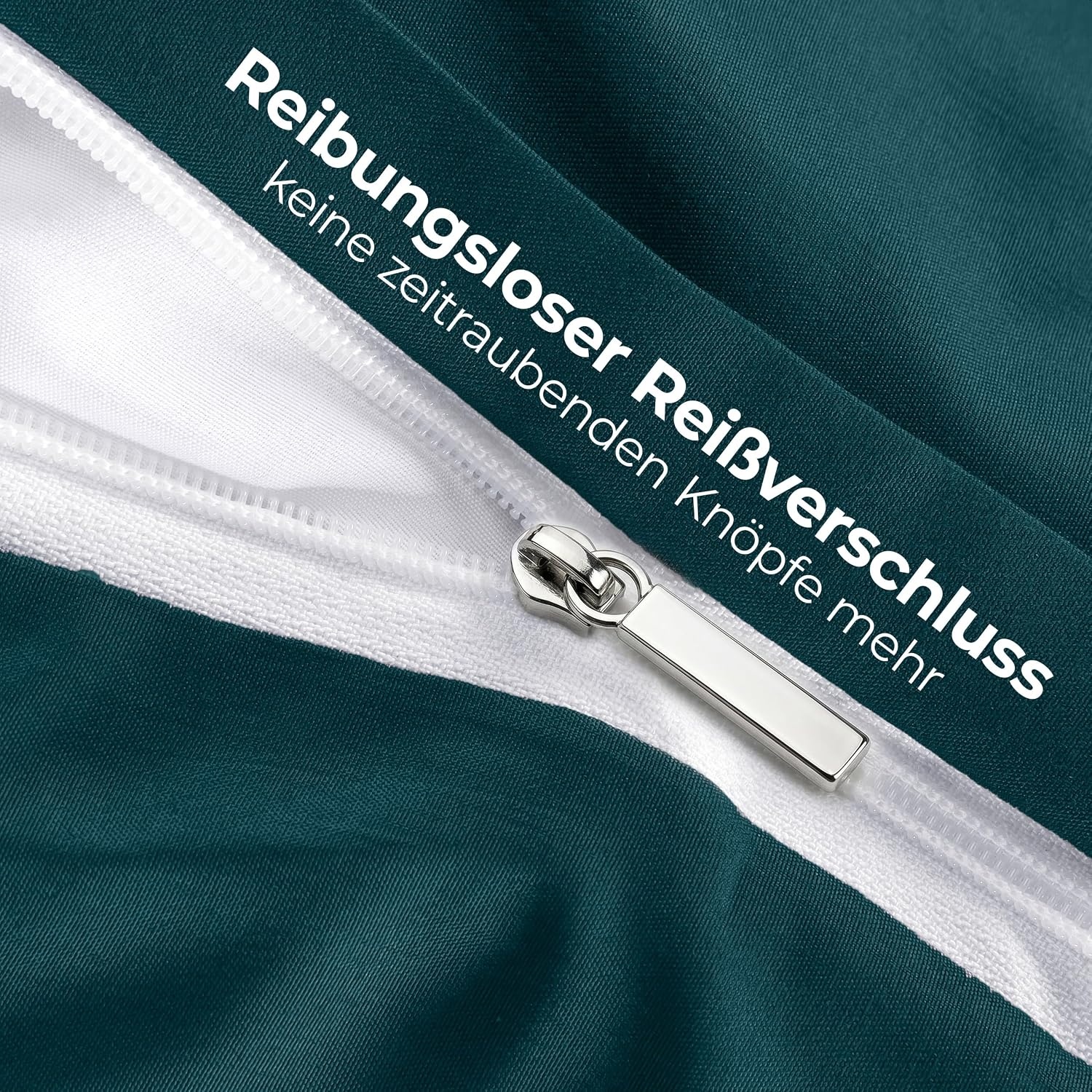 image:imageUtopia Bedding Bettwsche 135x200 cm 1 Kissenbezug 80x80 cm BlaugrnBlaugrn