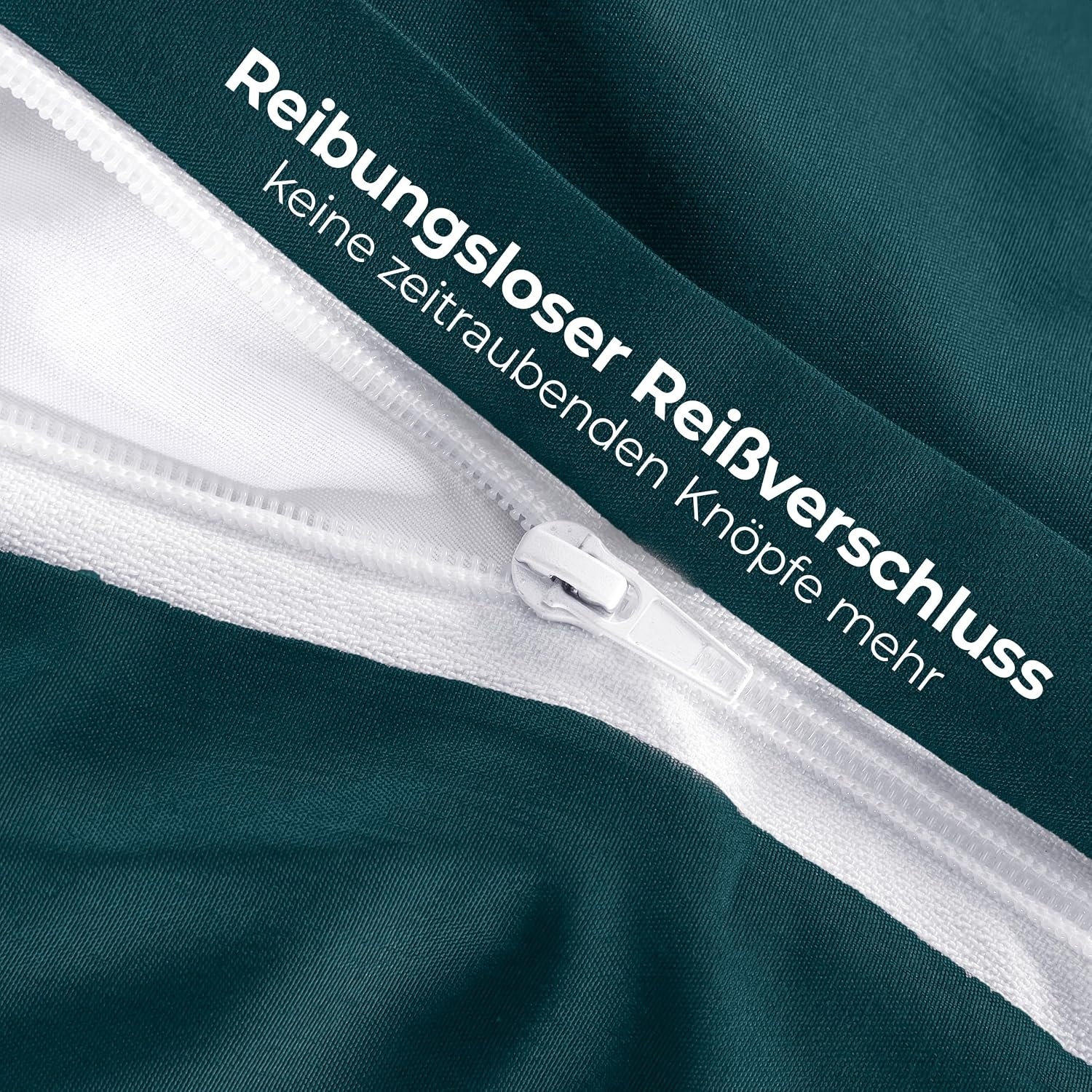 image:imageUtopia Bedding Bettwsche 135x200 cm 1 Kissenbezug 80x80 cm BlaugrnBlaugrn