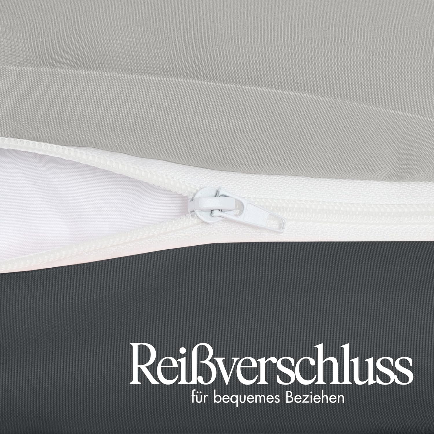 image:imageUtopia Bedding Bettwsche 135x200 cm 1 Kissenbezug 80x80 cm BlaugrnDunkelgrauHellgrau