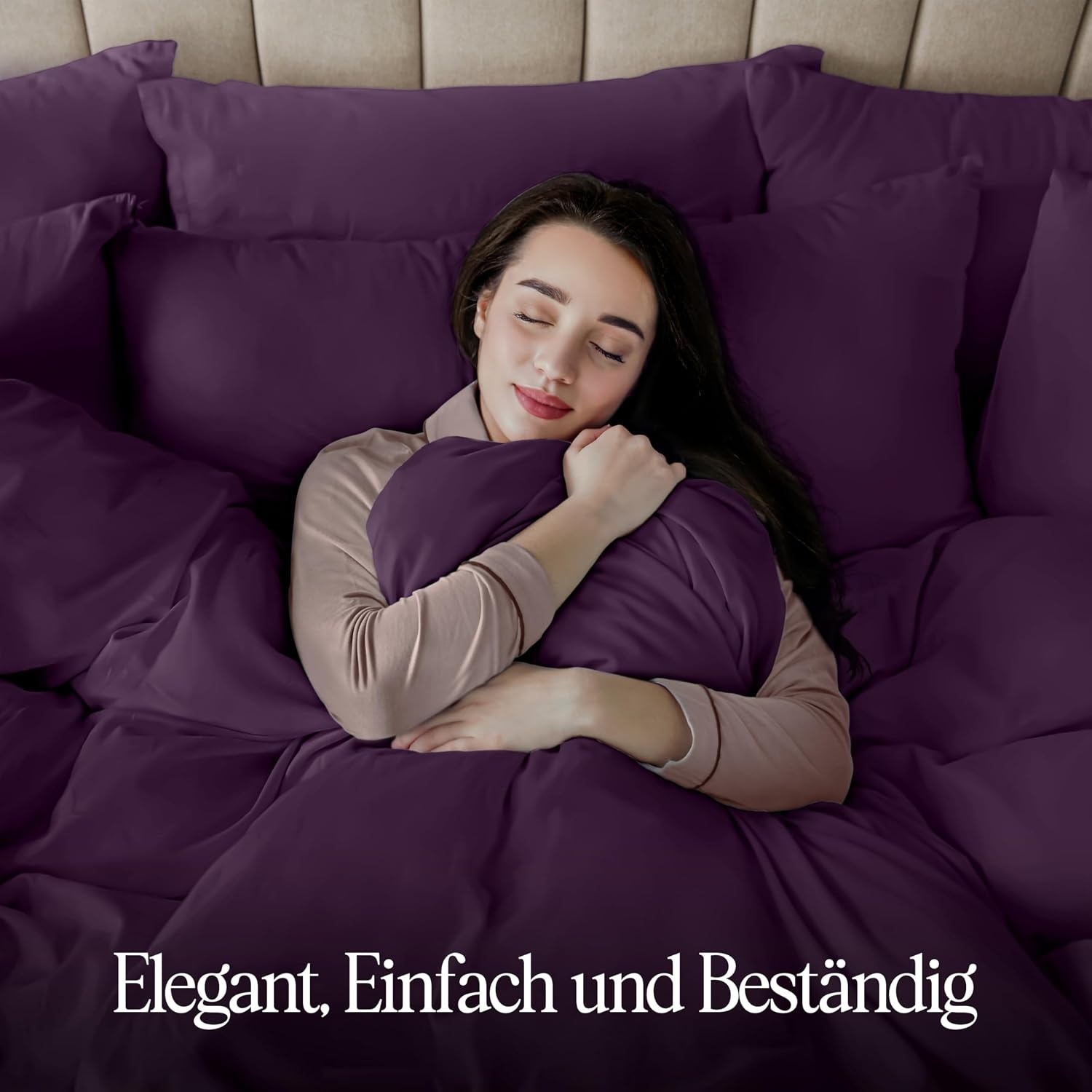 image:imageUtopia Bedding Bettwsche 135x200 cm 1 Kissenbezug 80x80 cm BlaugrnLila