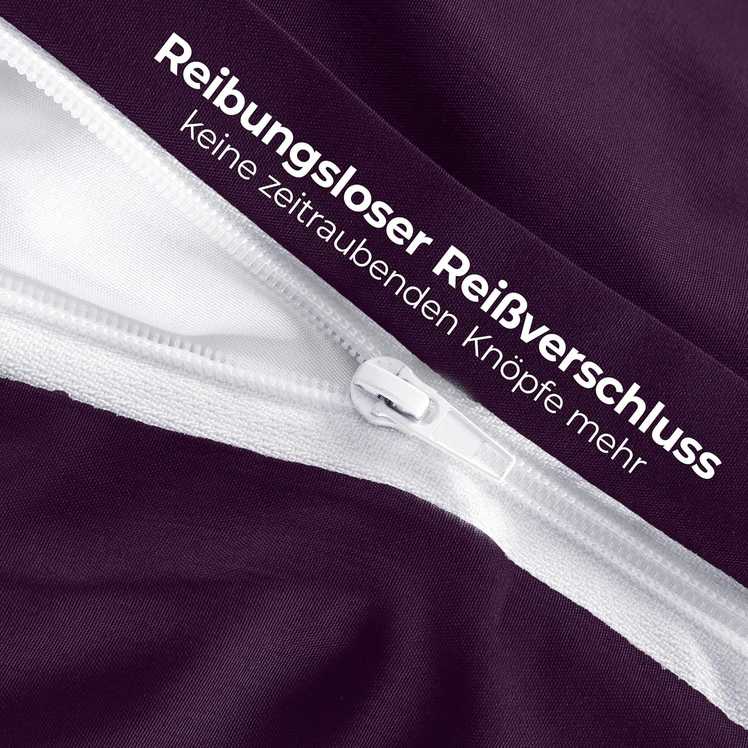 image:imageUtopia Bedding Bettwsche 135x200 cm 1 Kissenbezug 80x80 cm BlaugrnLila