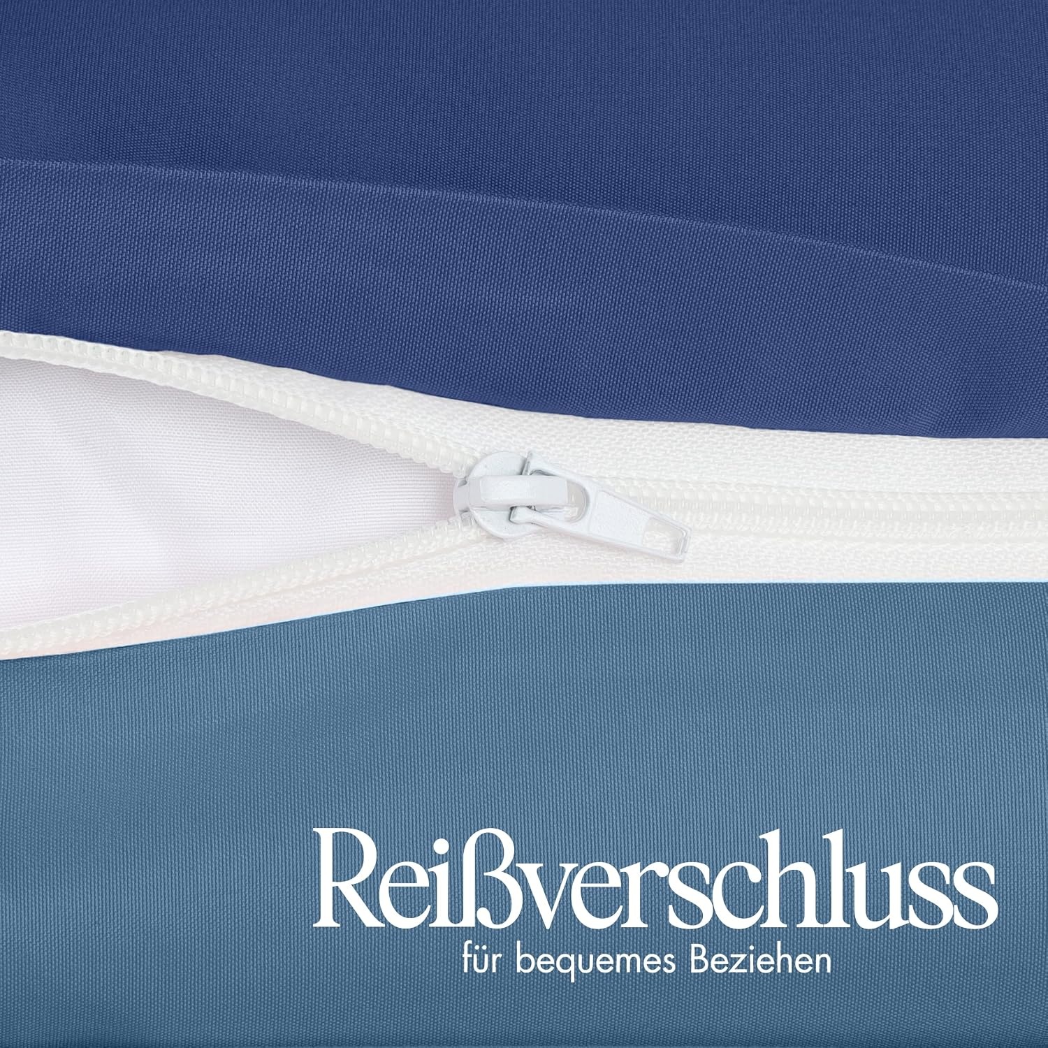 image:imageUtopia Bedding Bettwsche 135x200 cm 1 Kissenbezug 80x80 cm BlaugrnMarineblauHellblau