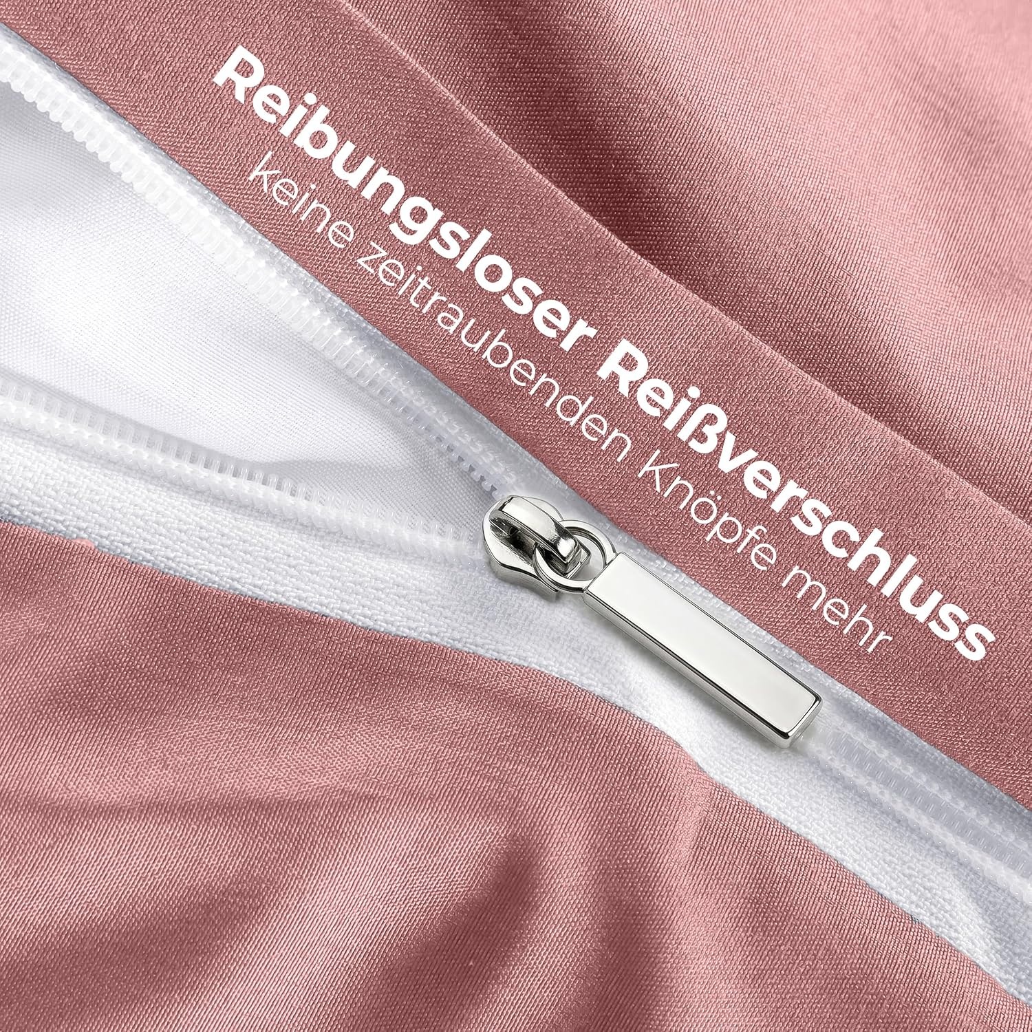 image:imageUtopia Bedding Bettwsche 135x200 cm 1 Kissenbezug 80x80 cm BlaugrnRosa