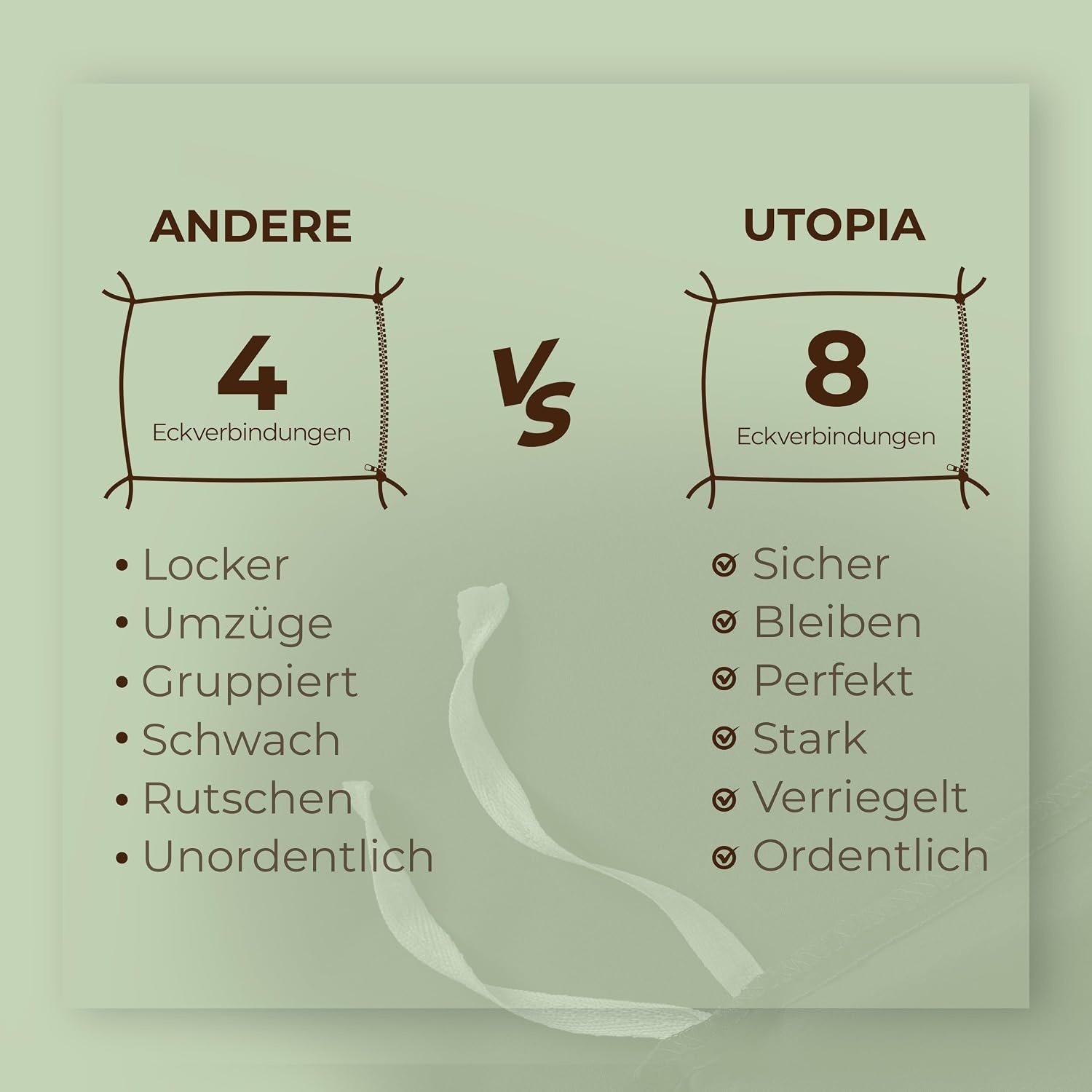 image:imageUtopia Bedding Bettwsche 135x200 cm 1 Kissenbezug 80x80 cm BlaugrnSalbeigrn