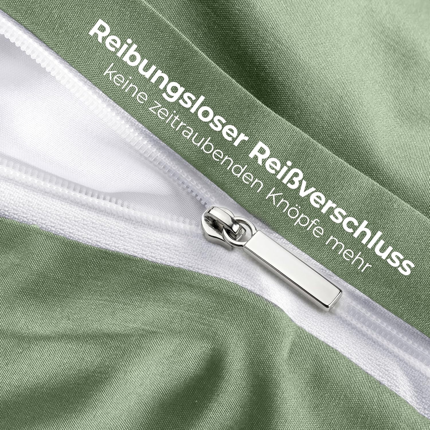 image:imageUtopia Bedding Bettwsche 135x200 cm 1 Kissenbezug 80x80 cm BlaugrnSalbeigrn