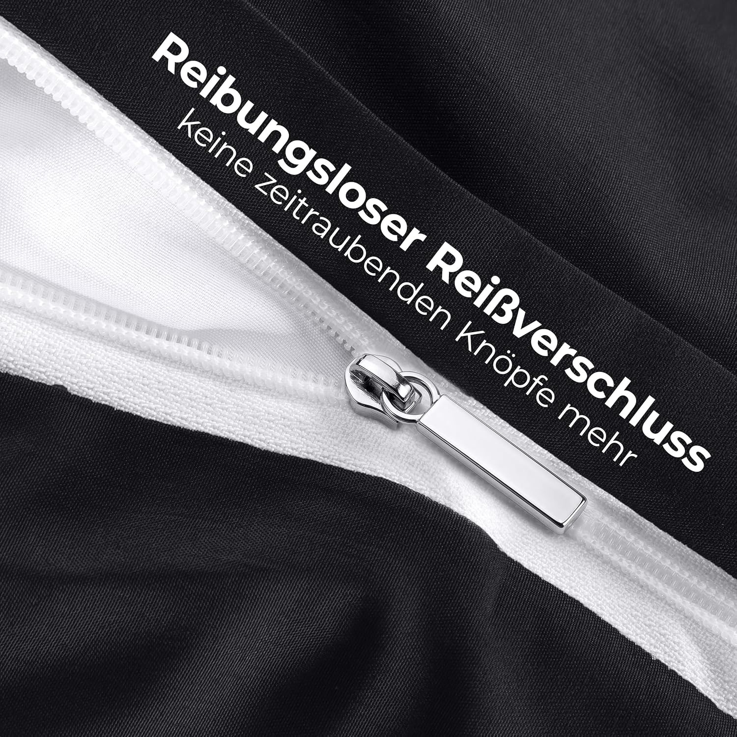 image:imageUtopia Bedding Bettwsche 135x200 cm 1 Kissenbezug 80x80 cm BlaugrnSchwarz