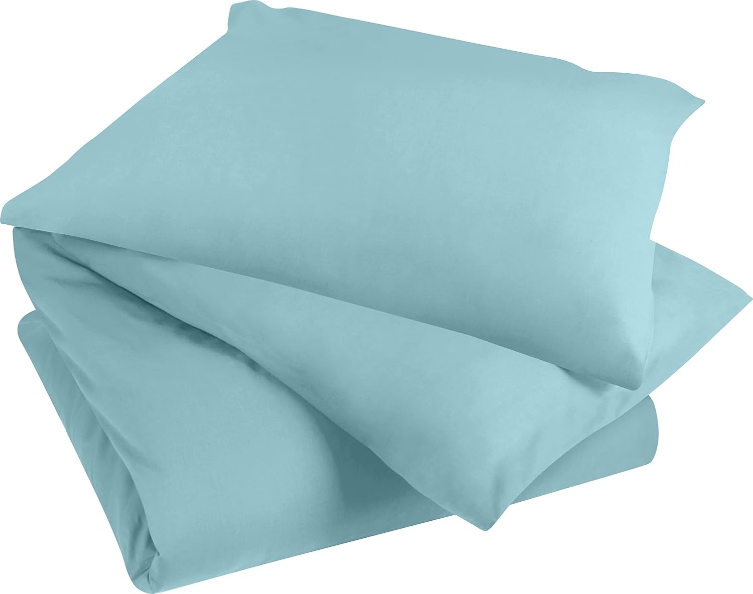 image:imageUtopia Bedding Bettwsche 135x200 cm 1 Kissenbezug 80x80 cm BlaugrnSpa Blau