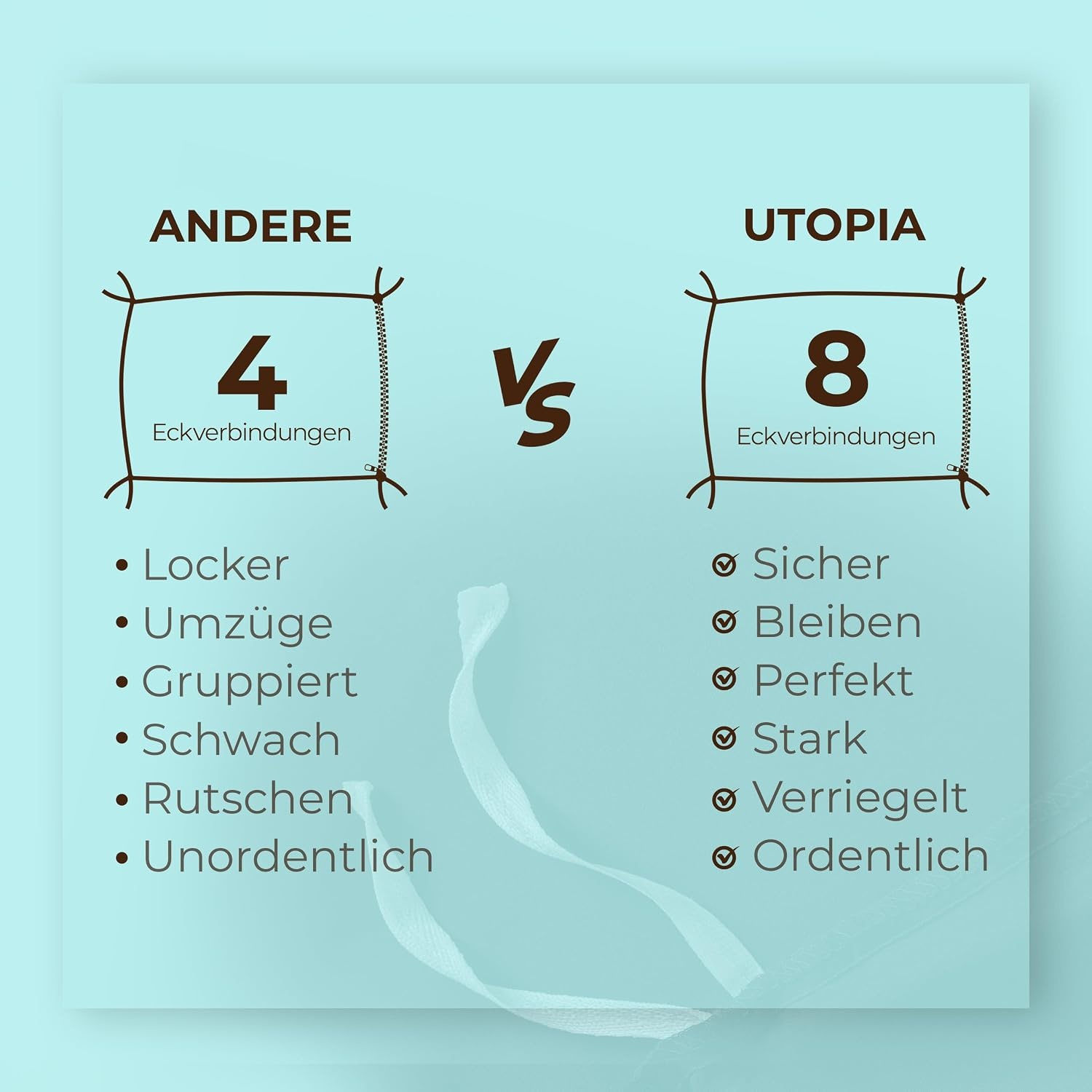 image:imageUtopia Bedding Bettwsche 135x200 cm 1 Kissenbezug 80x80 cm BlaugrnSpa Blau